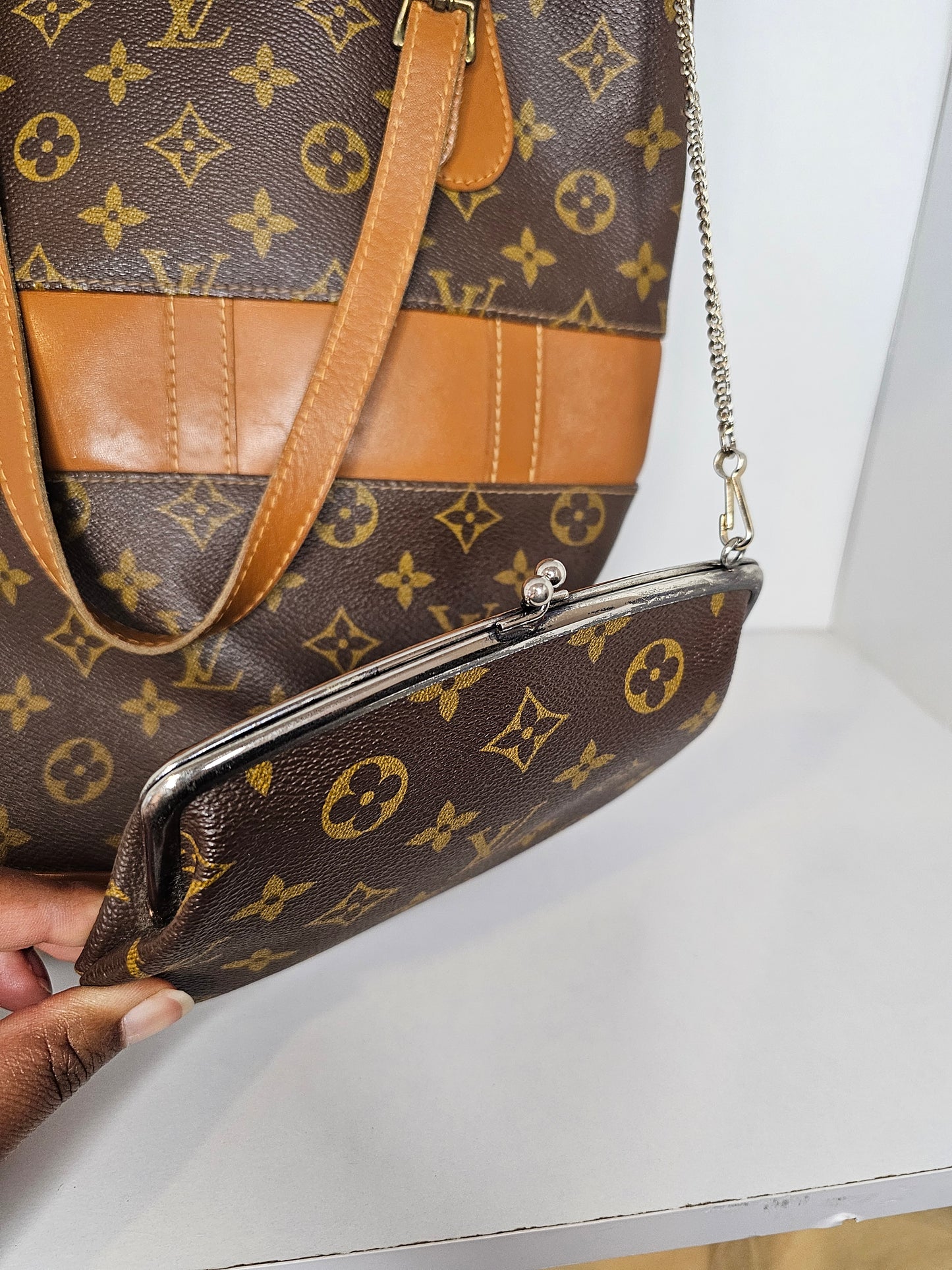 Louis Vuitton French Company Bucket Bag & Coin Purse