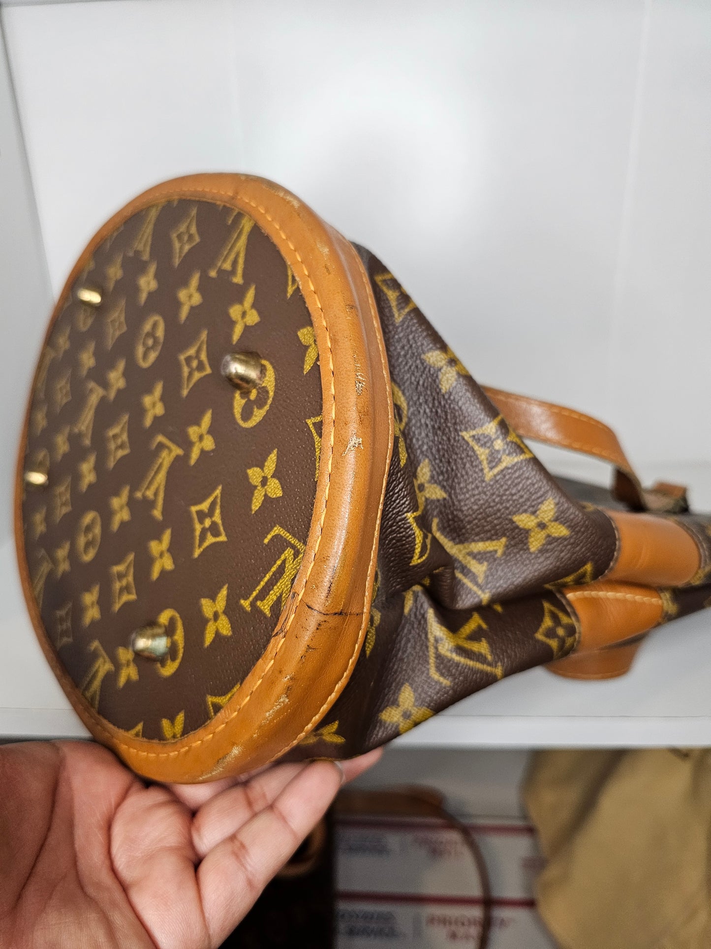 Louis Vuitton French Company Bucket Bag & Coin Purse