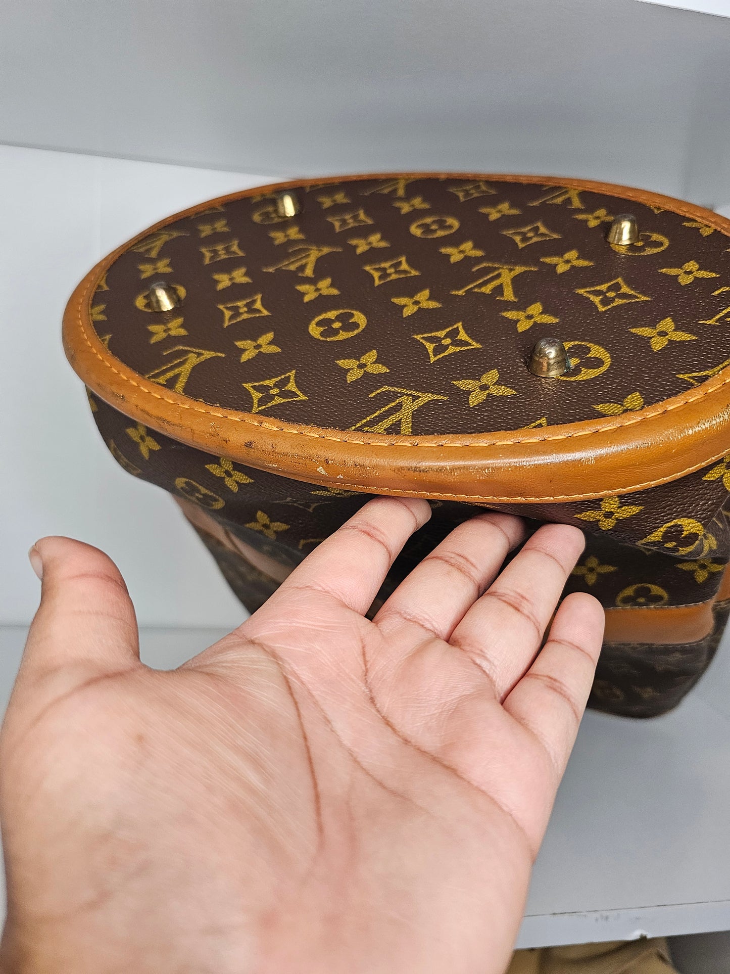 Louis Vuitton French Company Bucket Bag & Coin Purse