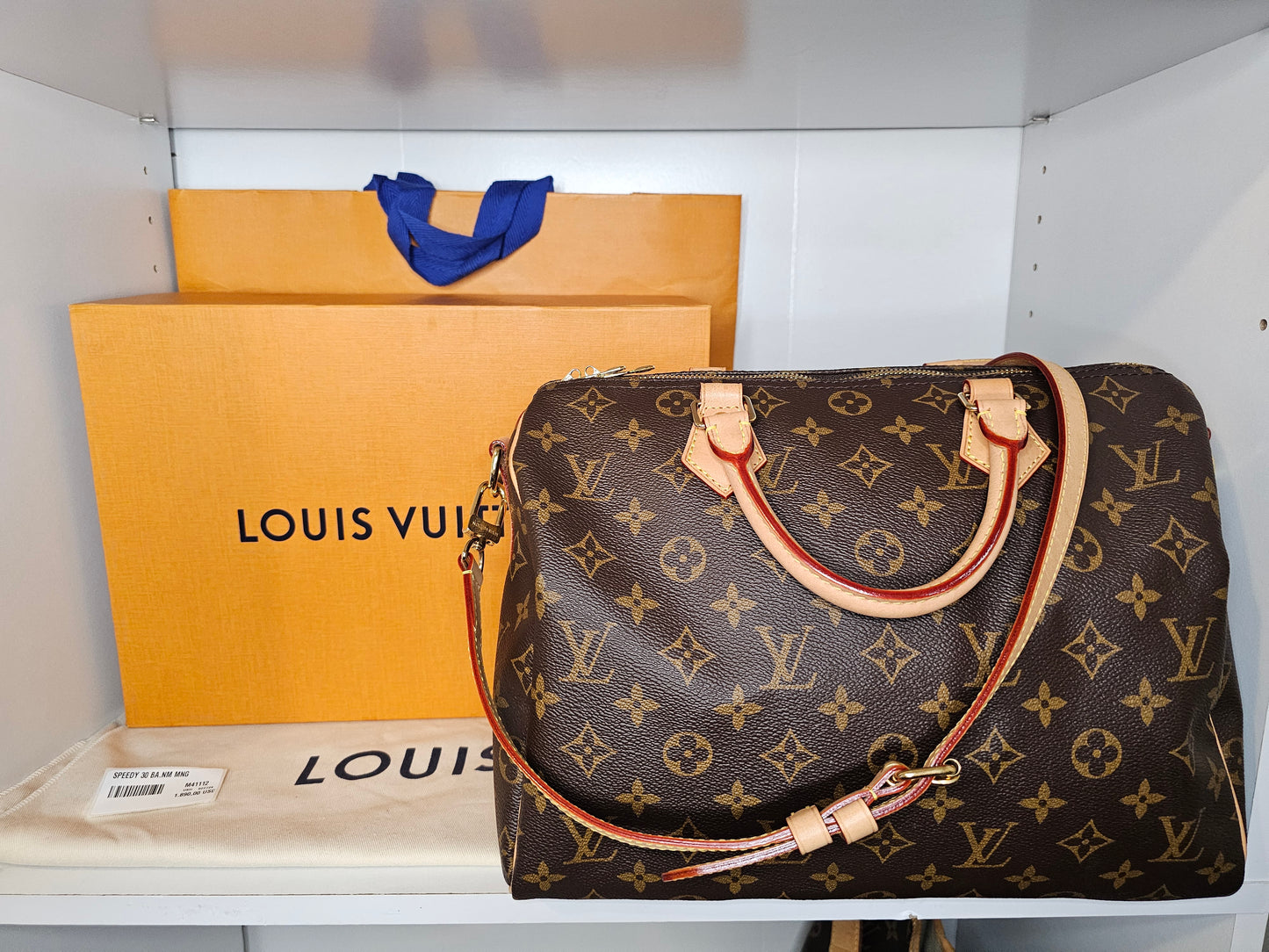 Louis Vuitton Monogram Speedy Bandouliere 30 💾