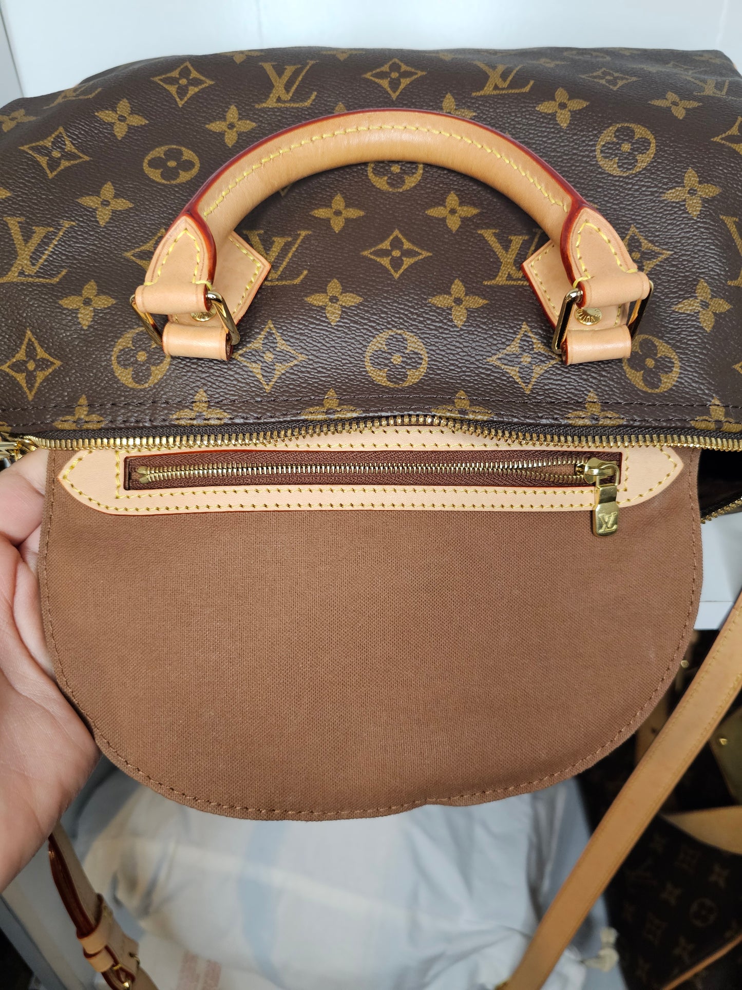 Louis Vuitton Monogram Speedy Bandouliere 30 💾