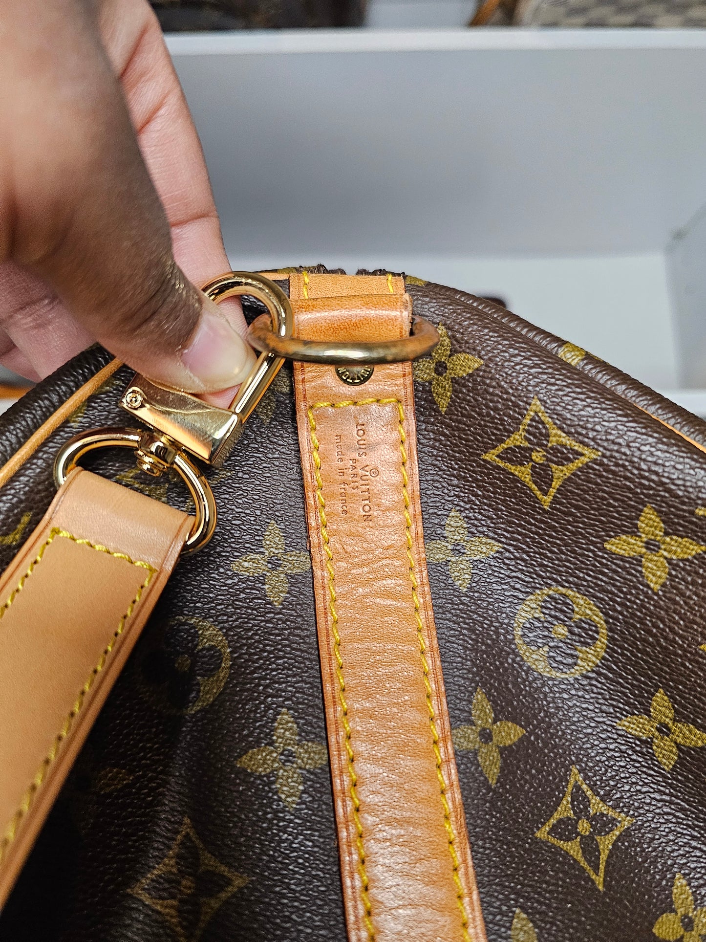 Louis Vuitton Vintage Keepall 60 Bandouliere 843 SD