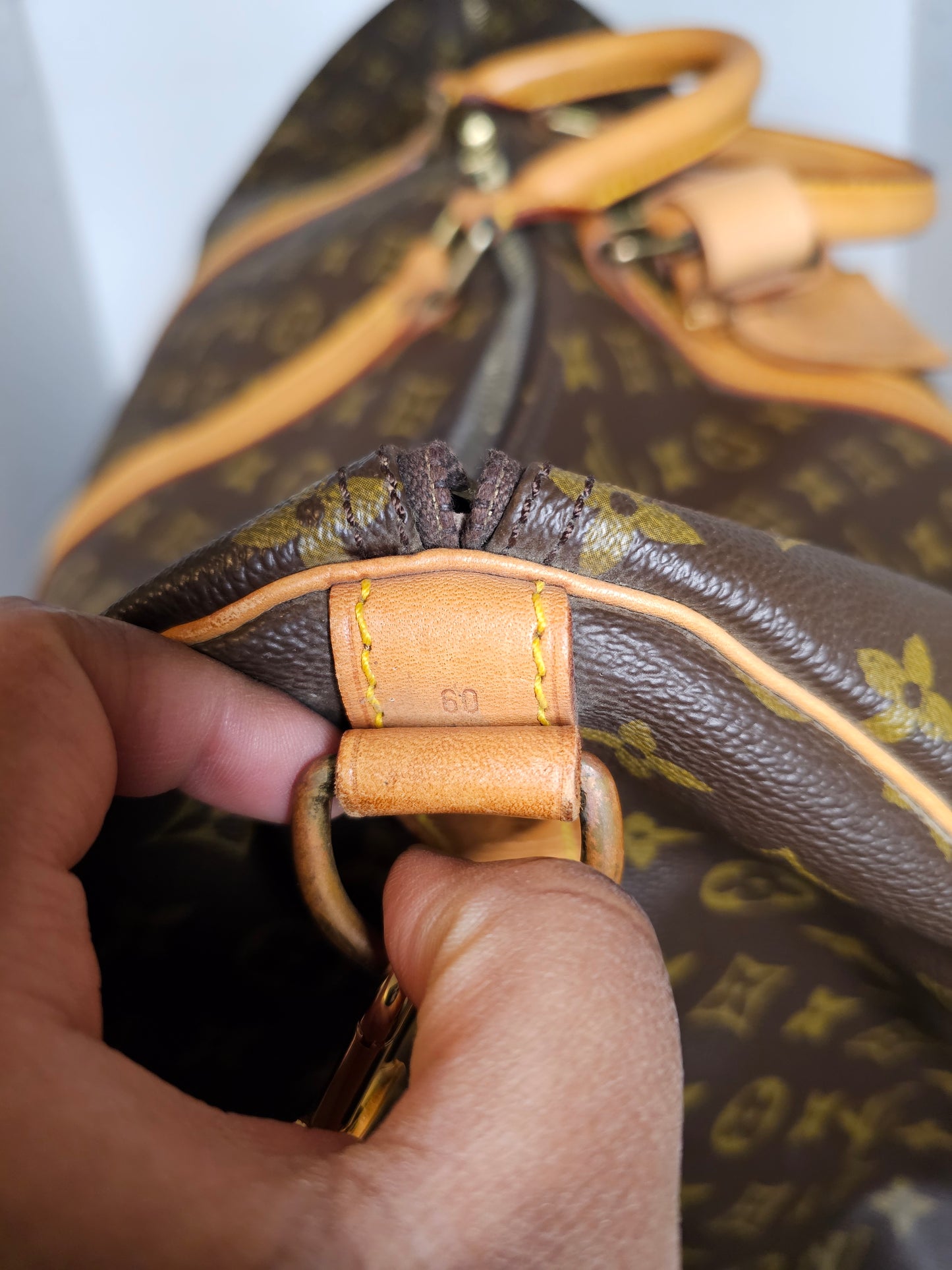 Louis Vuitton Vintage Keepall 60 Bandouliere 843 SD