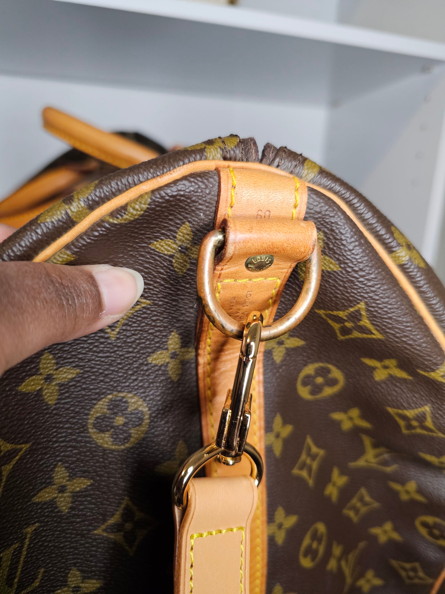 Louis Vuitton Vintage Keepall 60 Bandouliere 843 SD