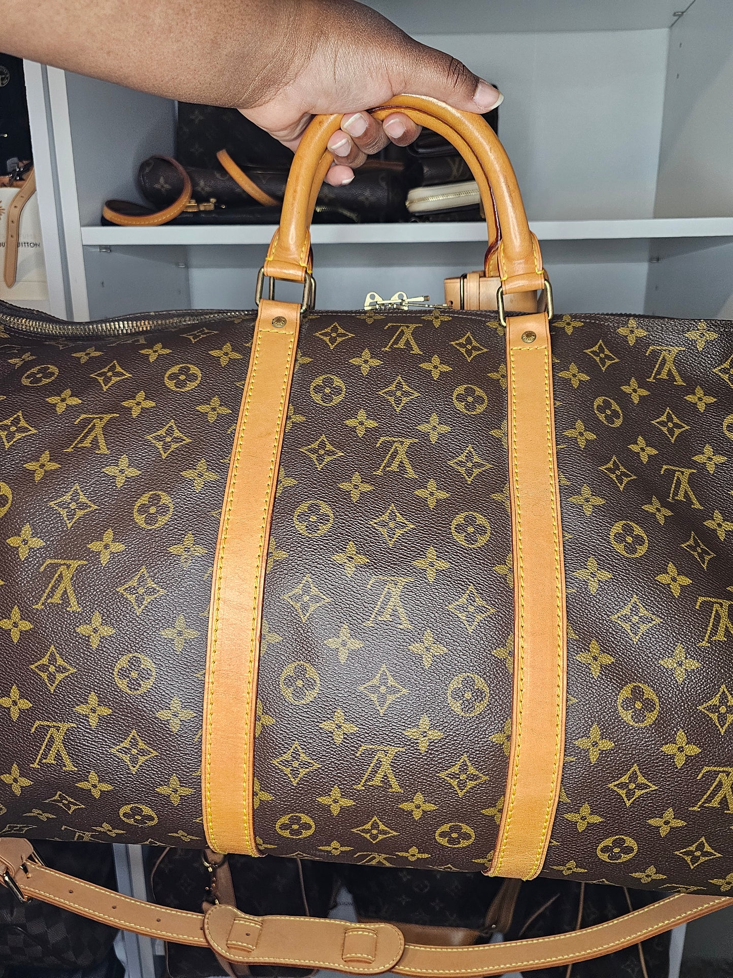 Louis Vuitton Vintage Keepall 60 Bandouliere 843 SD