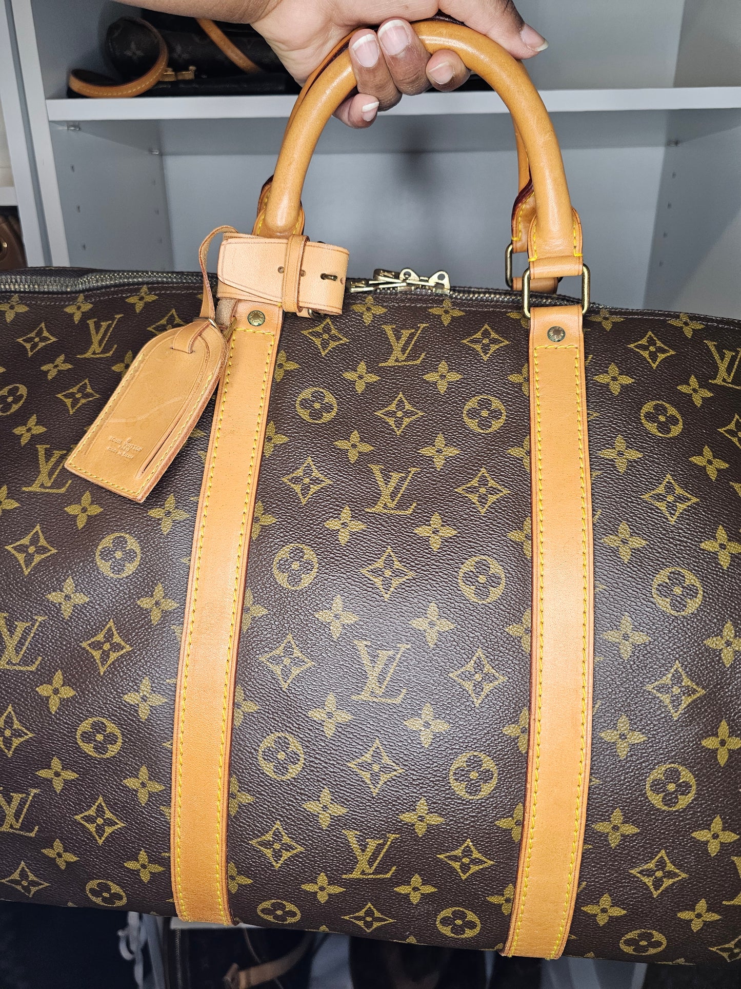 Louis Vuitton Vintage Keepall 60 Bandouliere 843 SD
