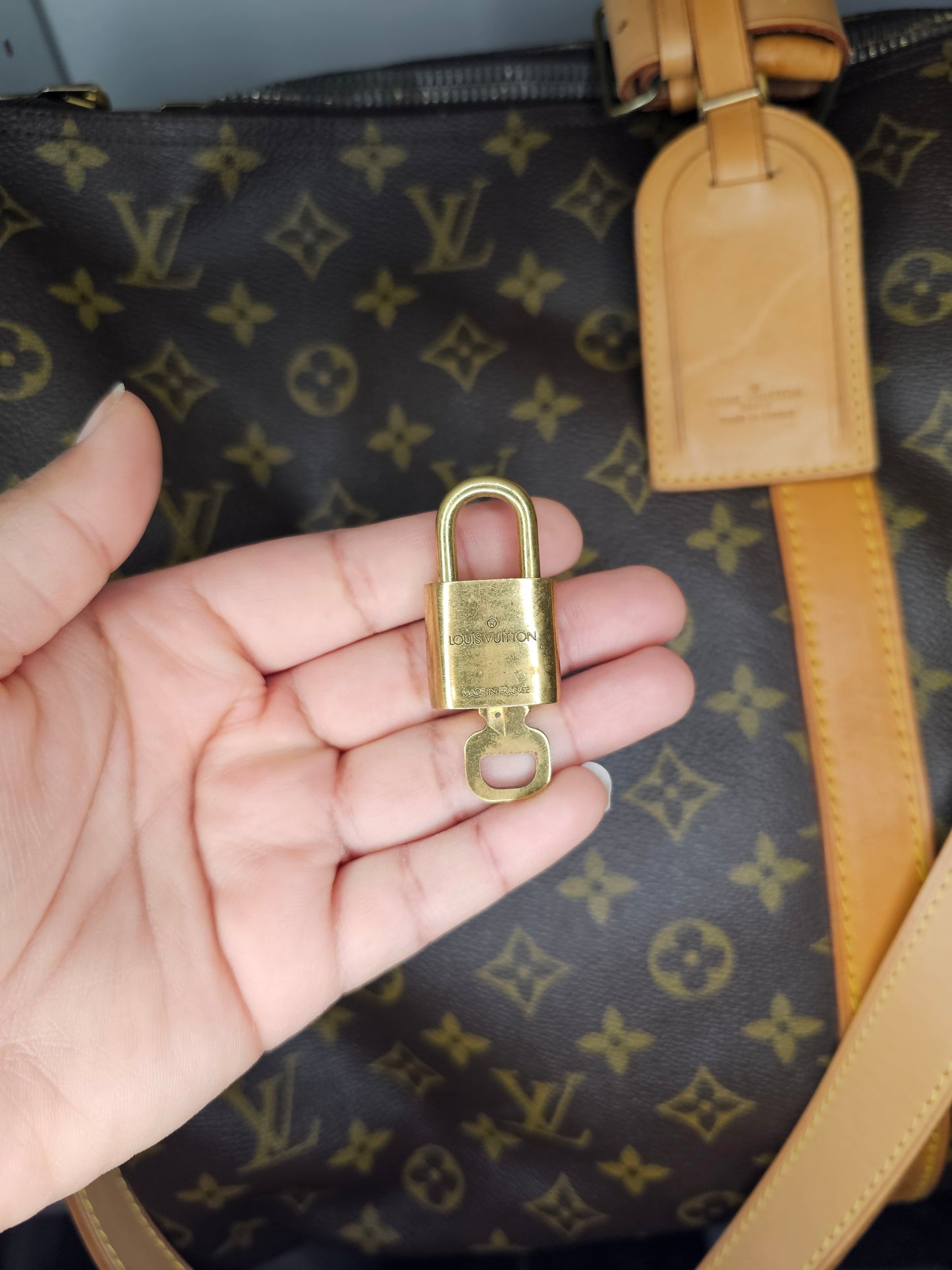 Louis Vuitton Gold Lock and Key #314