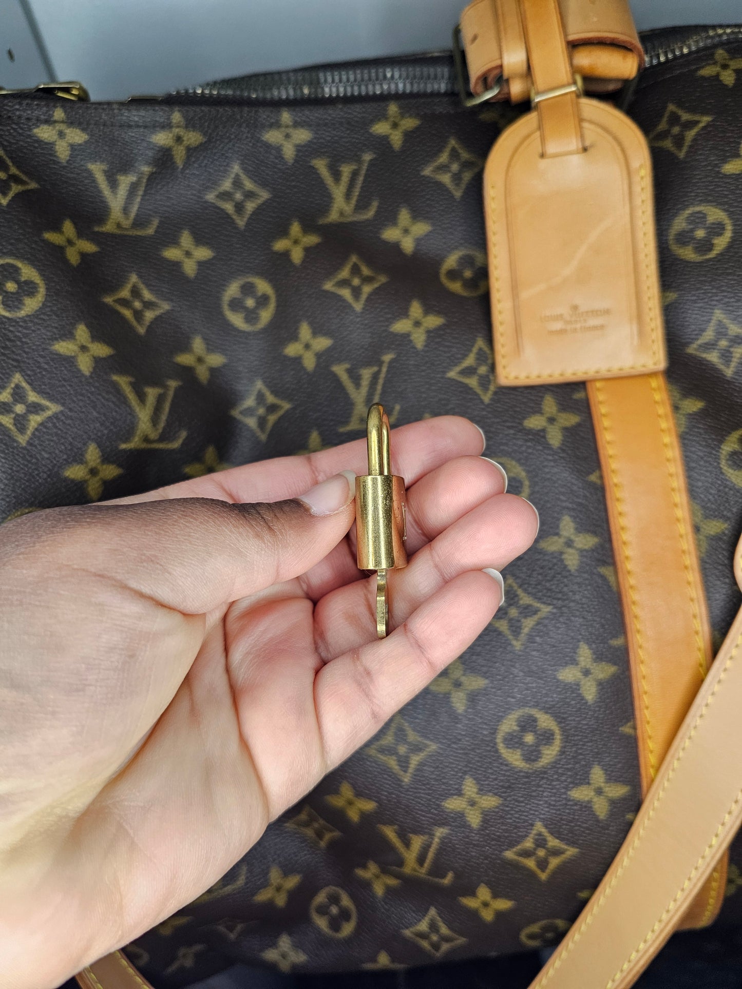 Louis Vuitton Gold Lock and Key #314