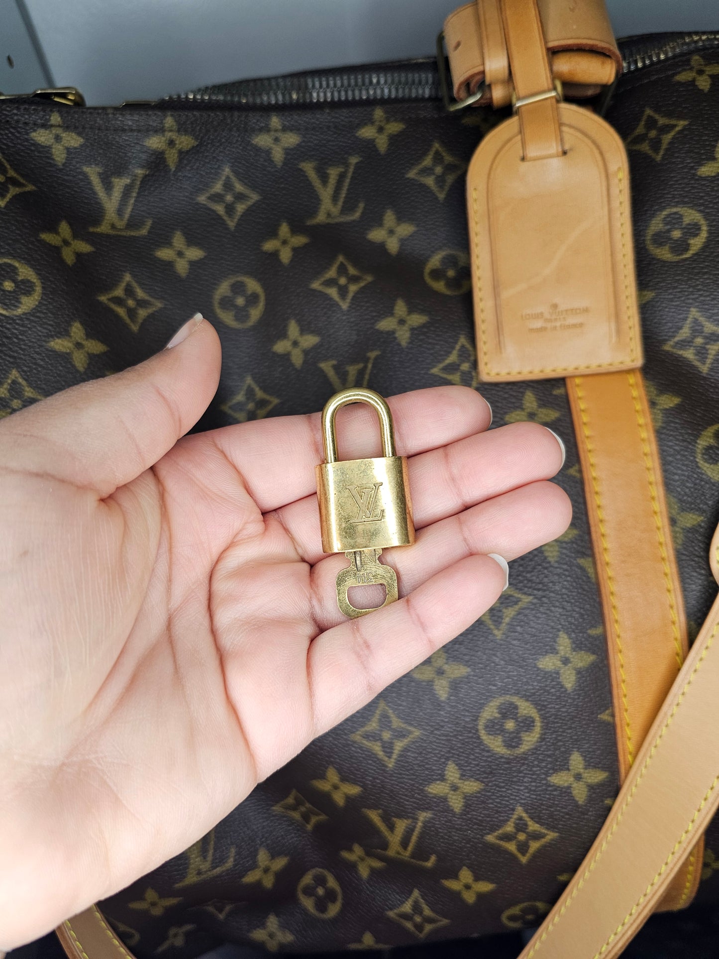 Louis Vuitton Gold Lock and Key #314