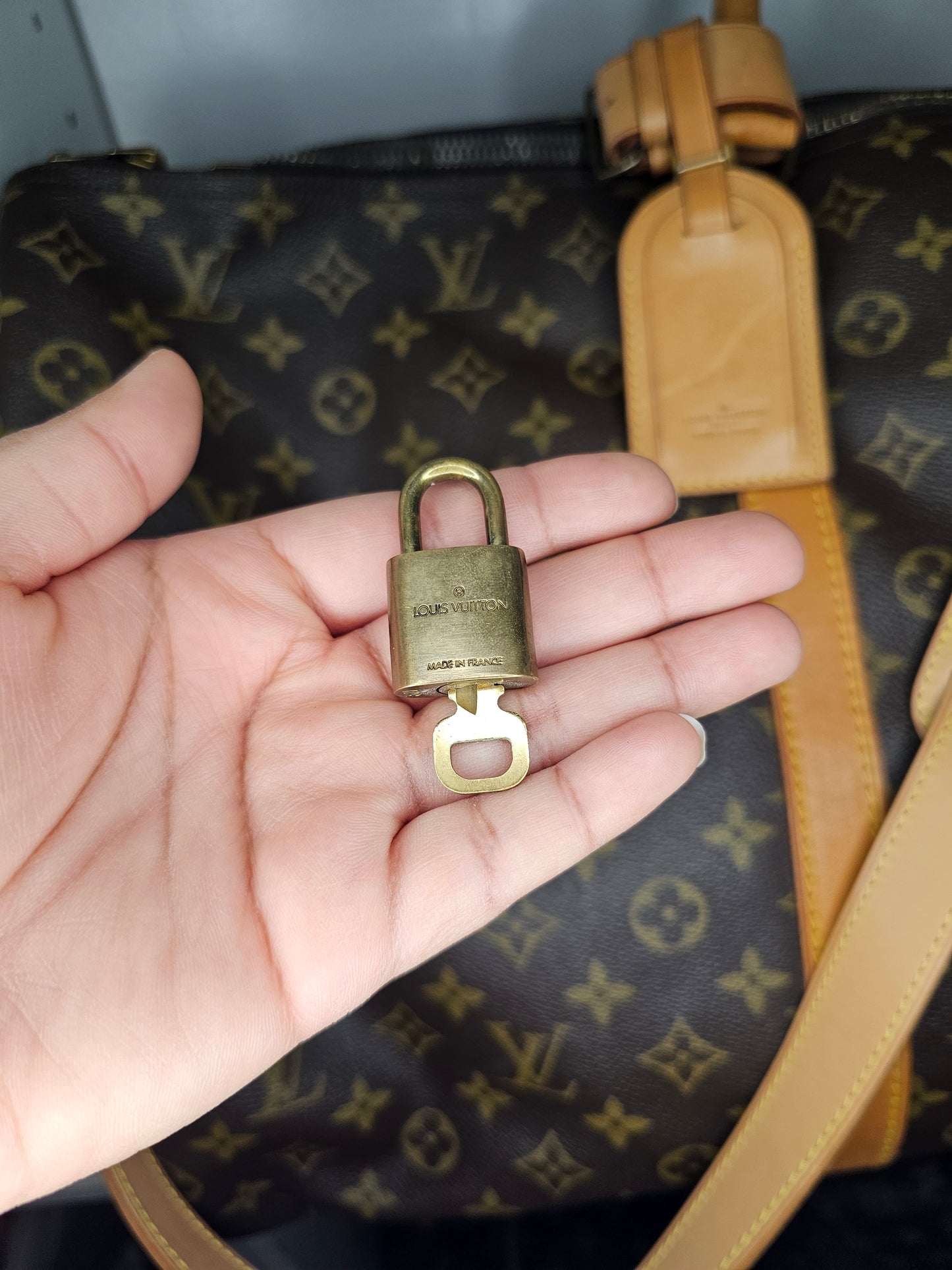 Louis Vuitton Gold Lock and Key #321