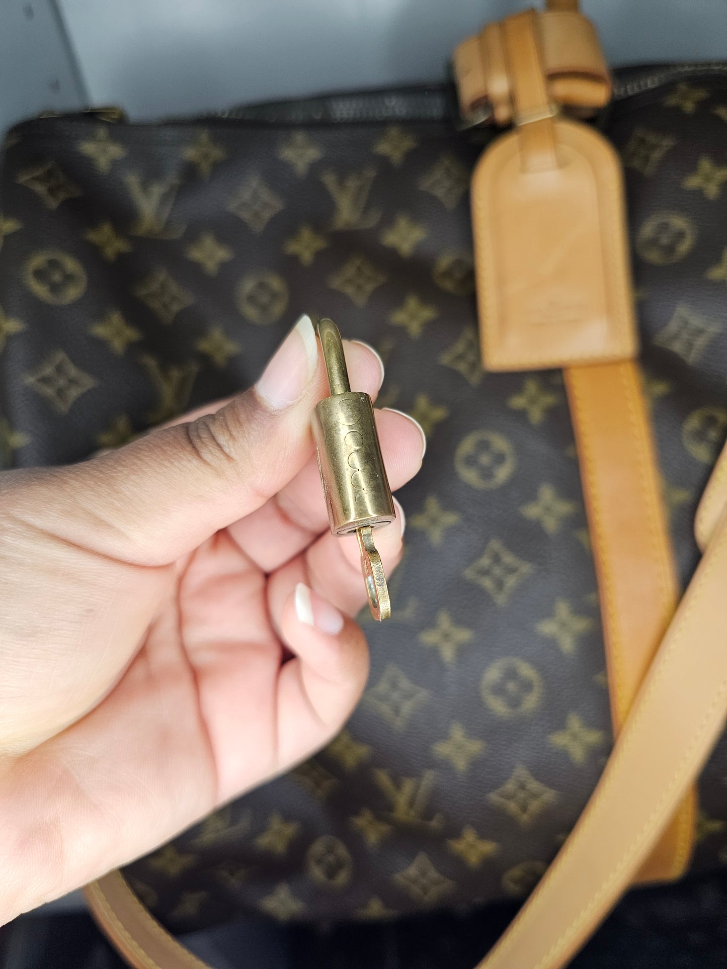 Louis Vuitton Gold Lock and Key #321