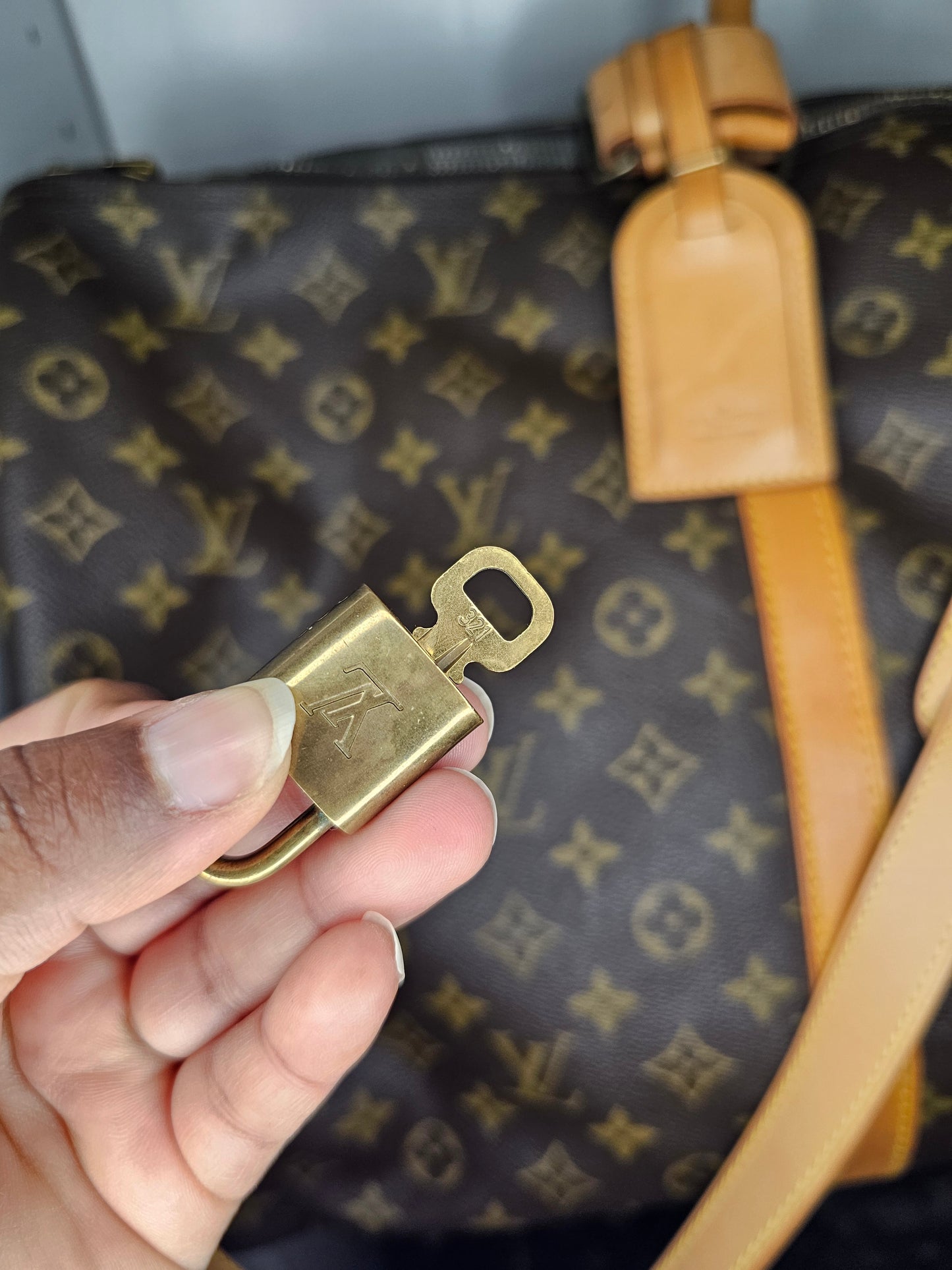 Louis Vuitton Gold Lock and Key #321