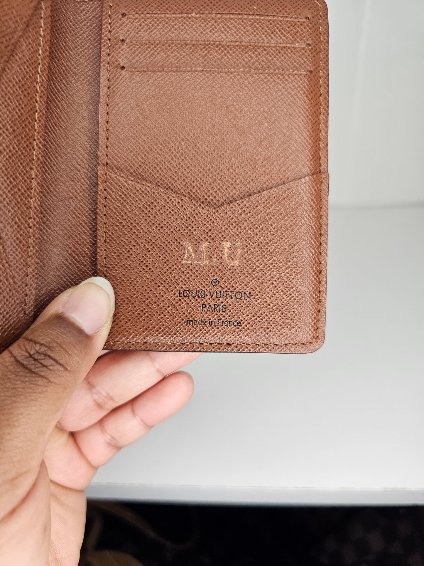 Louis Vuitton Monogram Pocket Organizer MI0179 (MU Hotstamp)