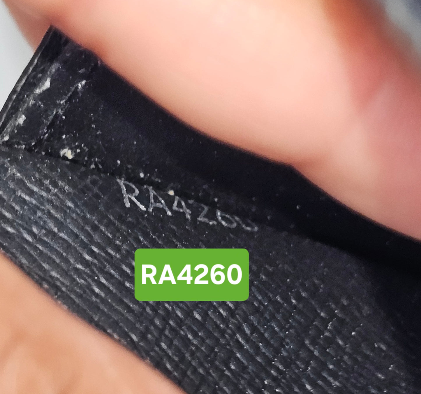 Louis Vuitton Black Macassar Brazza Wallet RA4260