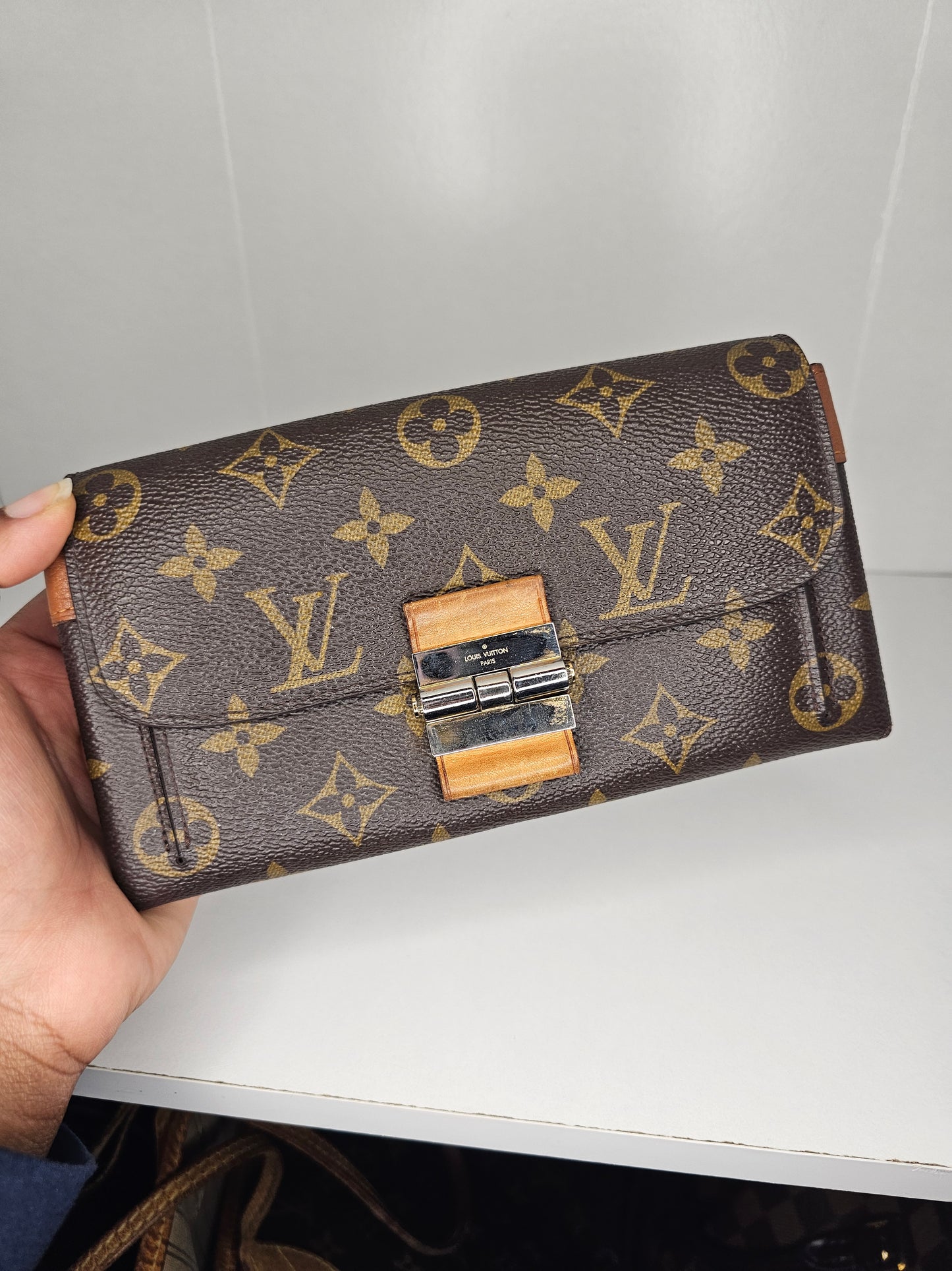Louis Vuitton Brown Elysee Wallet SP0133