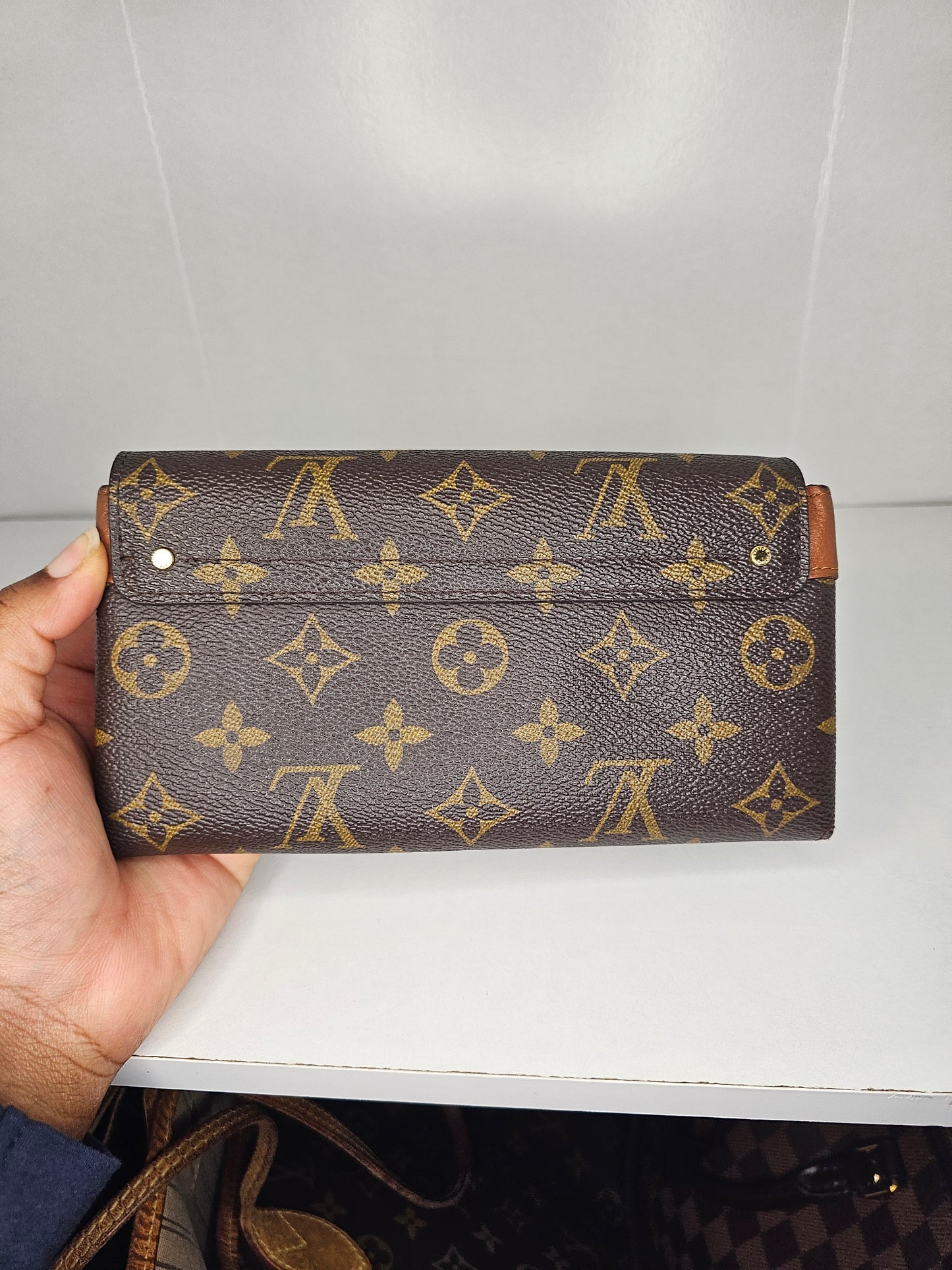 Louis Vuitton Brown Elysee Wallet SP0133