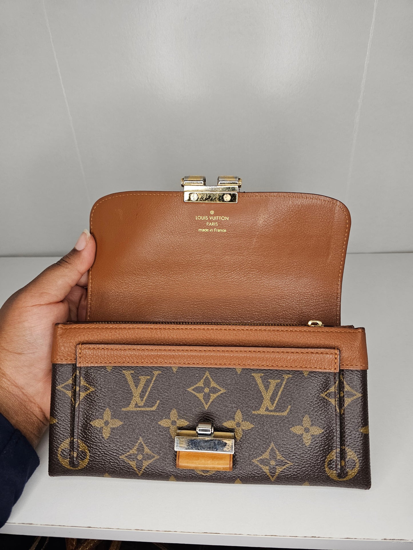 Louis Vuitton Brown Elysee Wallet SP0133