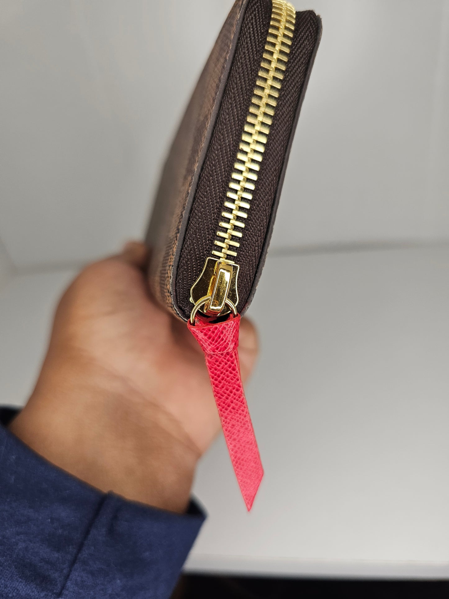 Louis Vuitton Damier Ebene Red Clemence Wallet 💾