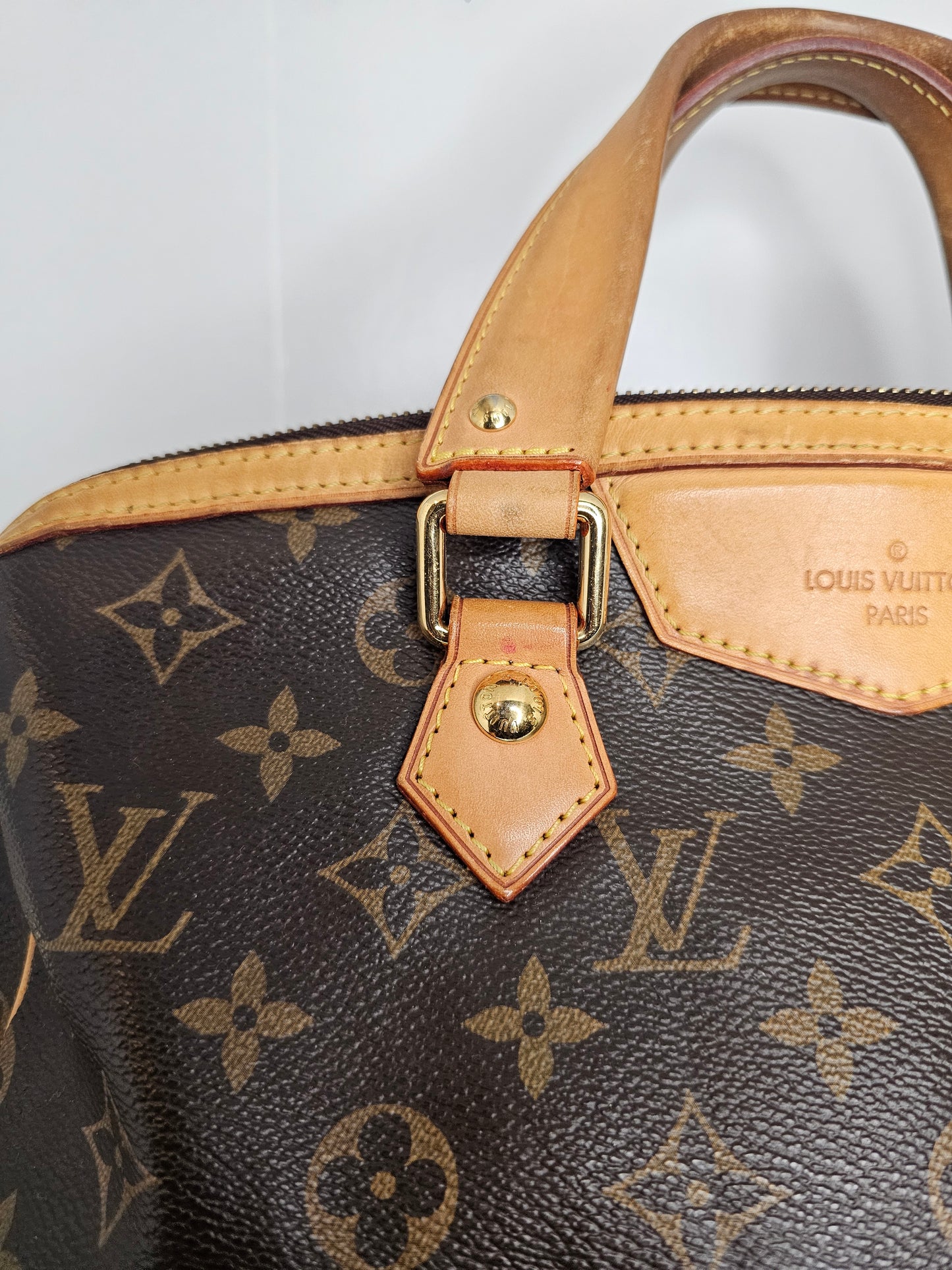 Louis Vuitton Retiro NM PM Shoulder Bag MB0142 (Leather Trim Repaired / Painted)