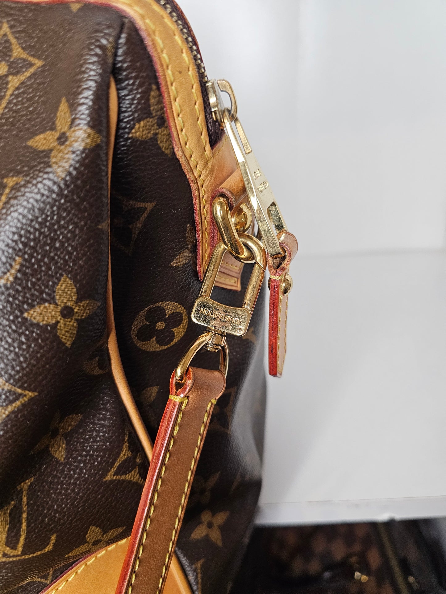 Louis Vuitton Retiro NM PM Shoulder Bag MB0142 (Leather Trim Repaired / Painted)