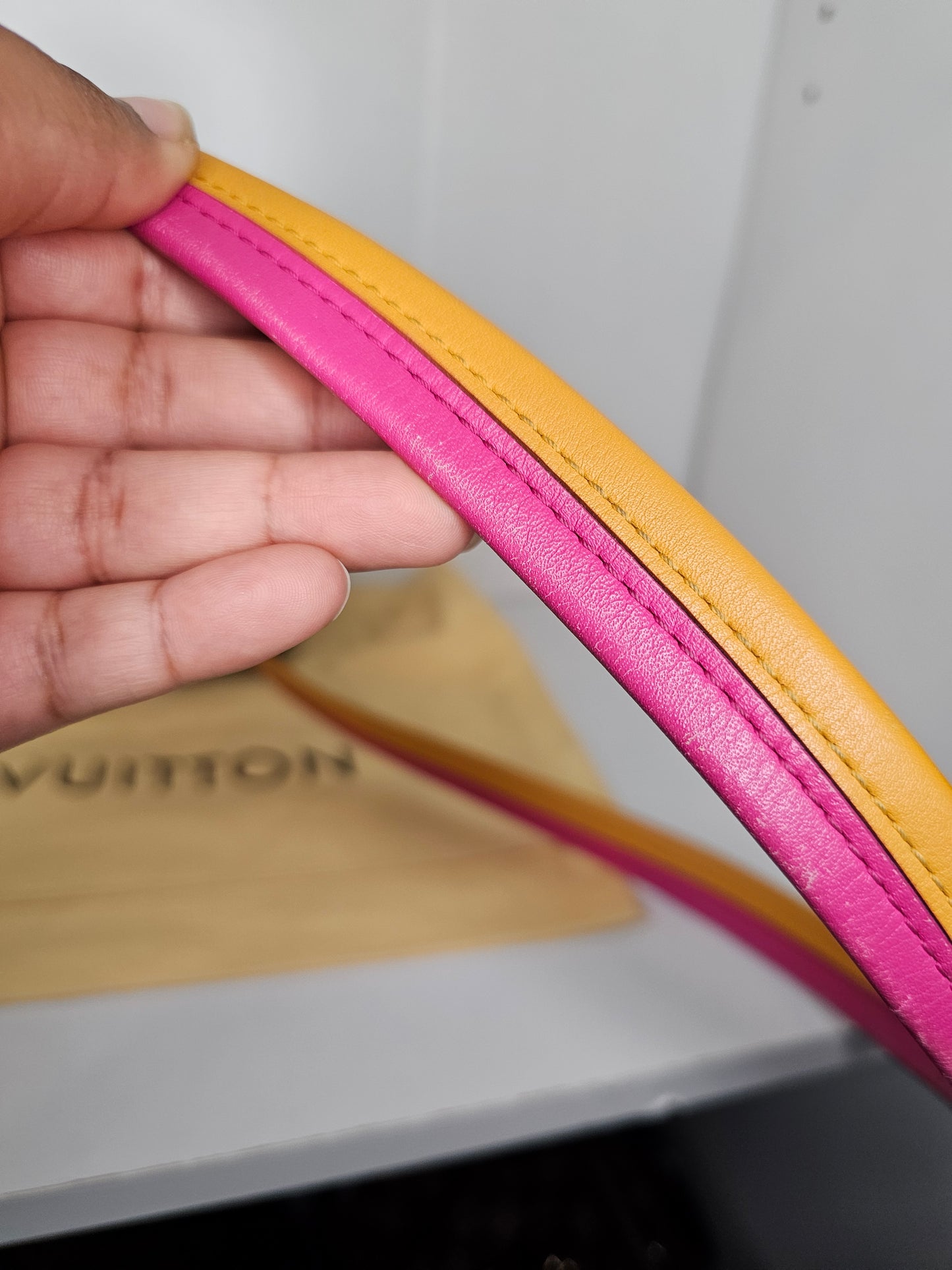Louis Vuitton Lorette Crossbody Pink / Yellow GI3167