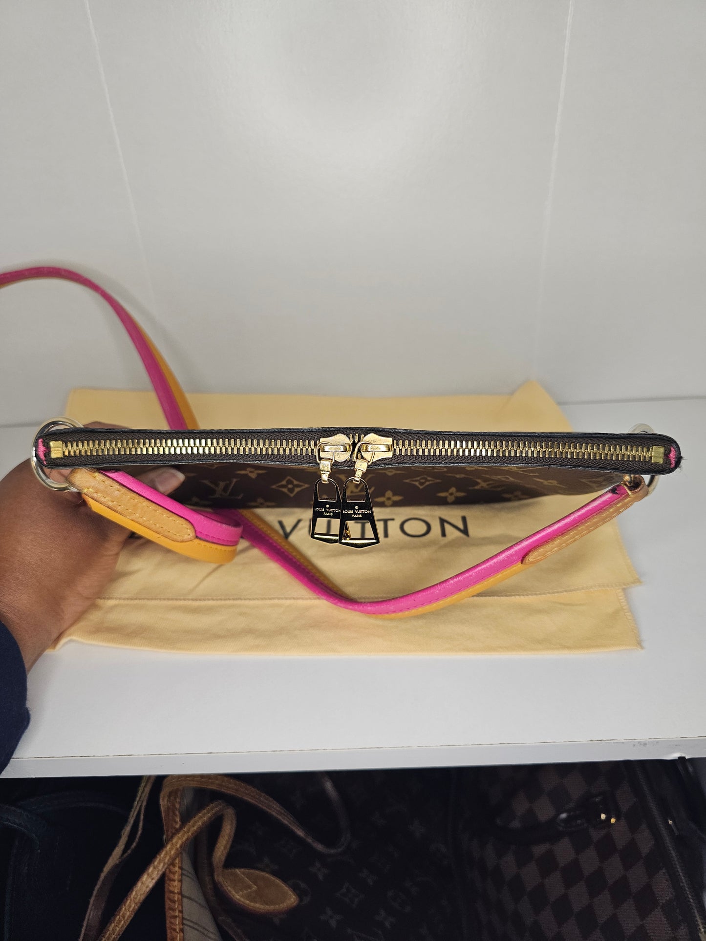 Louis Vuitton Lorette Crossbody Pink / Yellow GI3167