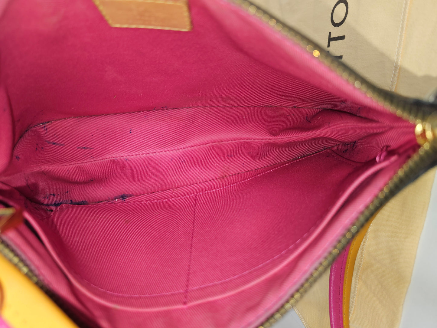 Louis Vuitton Lorette Crossbody Pink / Yellow GI3167