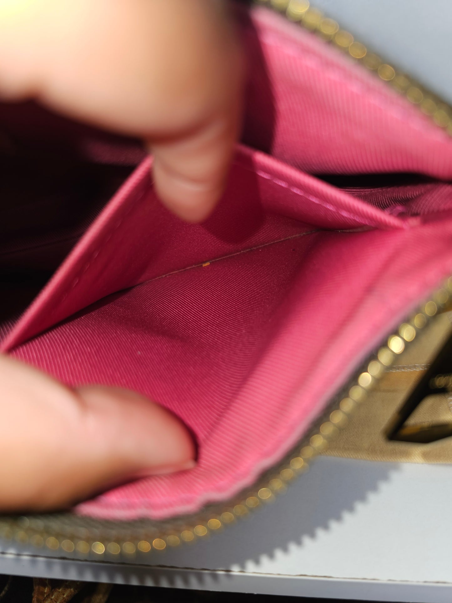 Louis Vuitton Lorette Crossbody Pink / Yellow GI3167