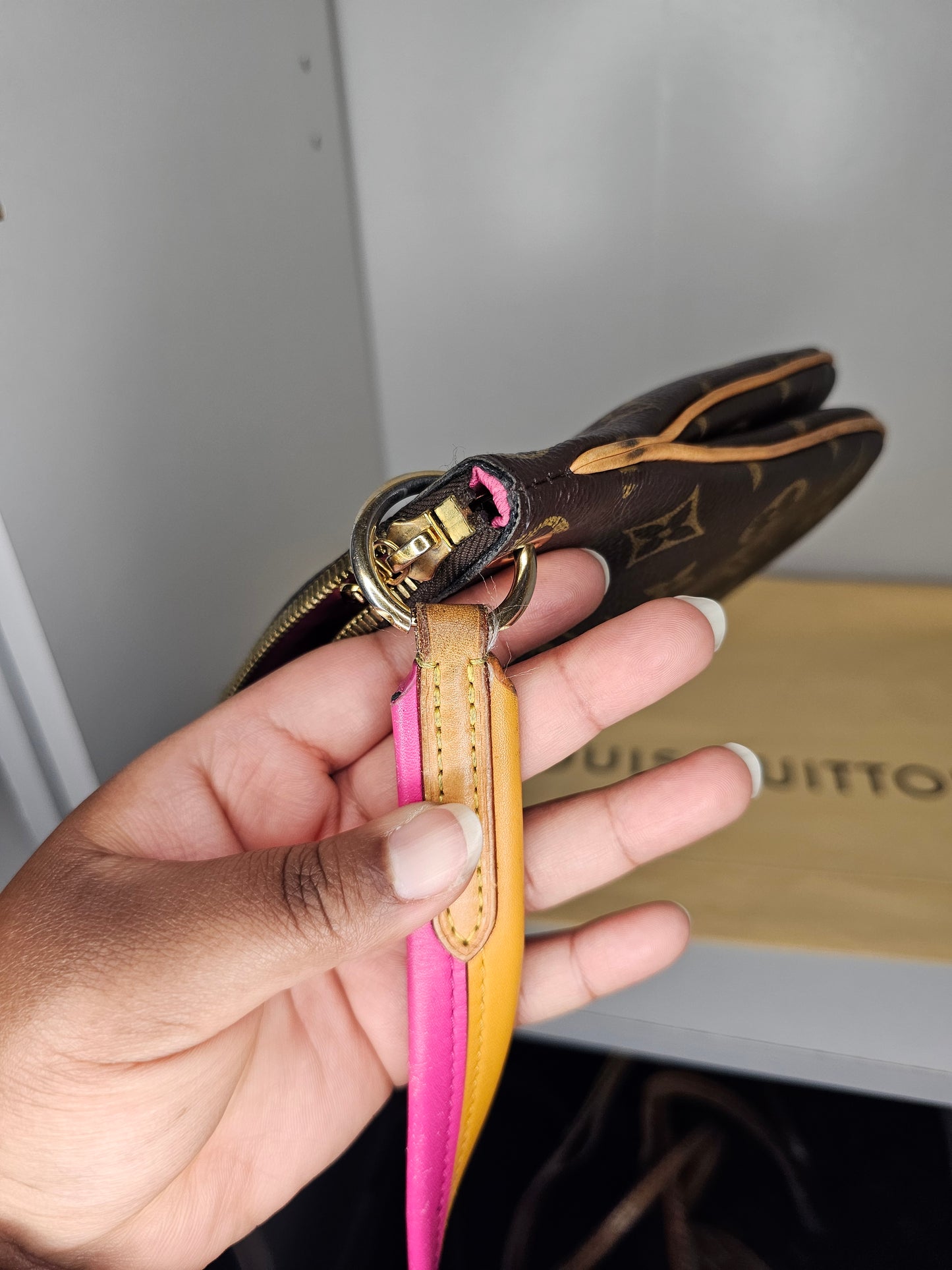 Louis Vuitton Lorette Crossbody Pink / Yellow GI3167