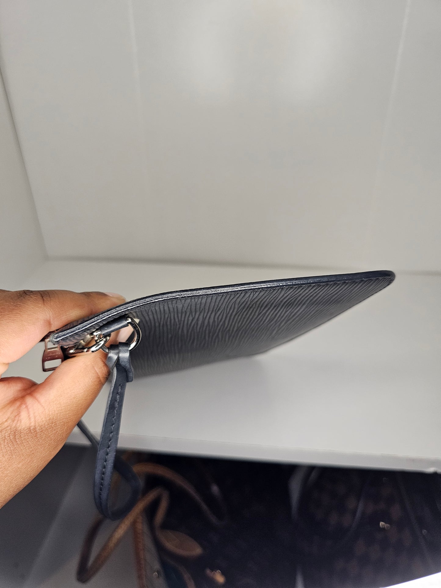 Louis Vuitton Black Epi Neverfull MM & Pochette UB0148