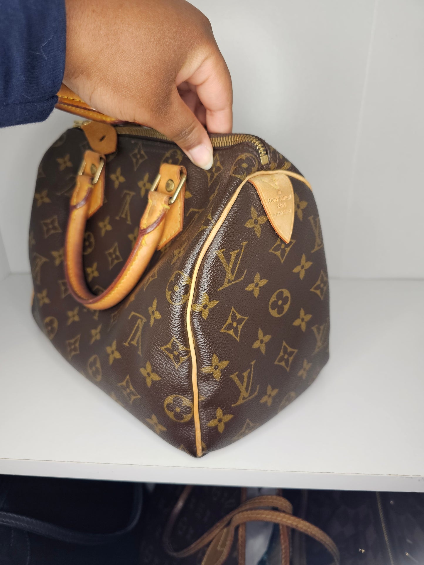 Louis Vuitton Monogram Speedy 25 SP0076