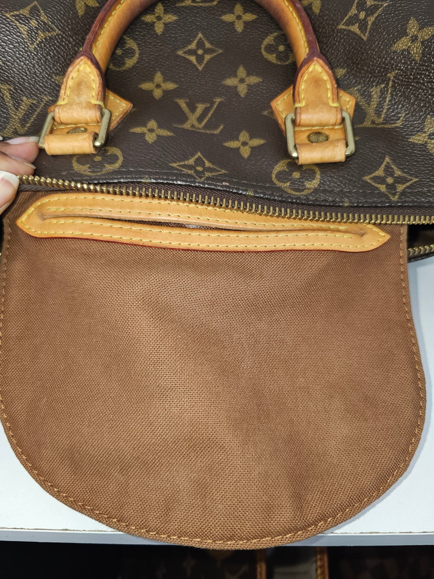Louis Vuitton Monogram Speedy 25 SP0076