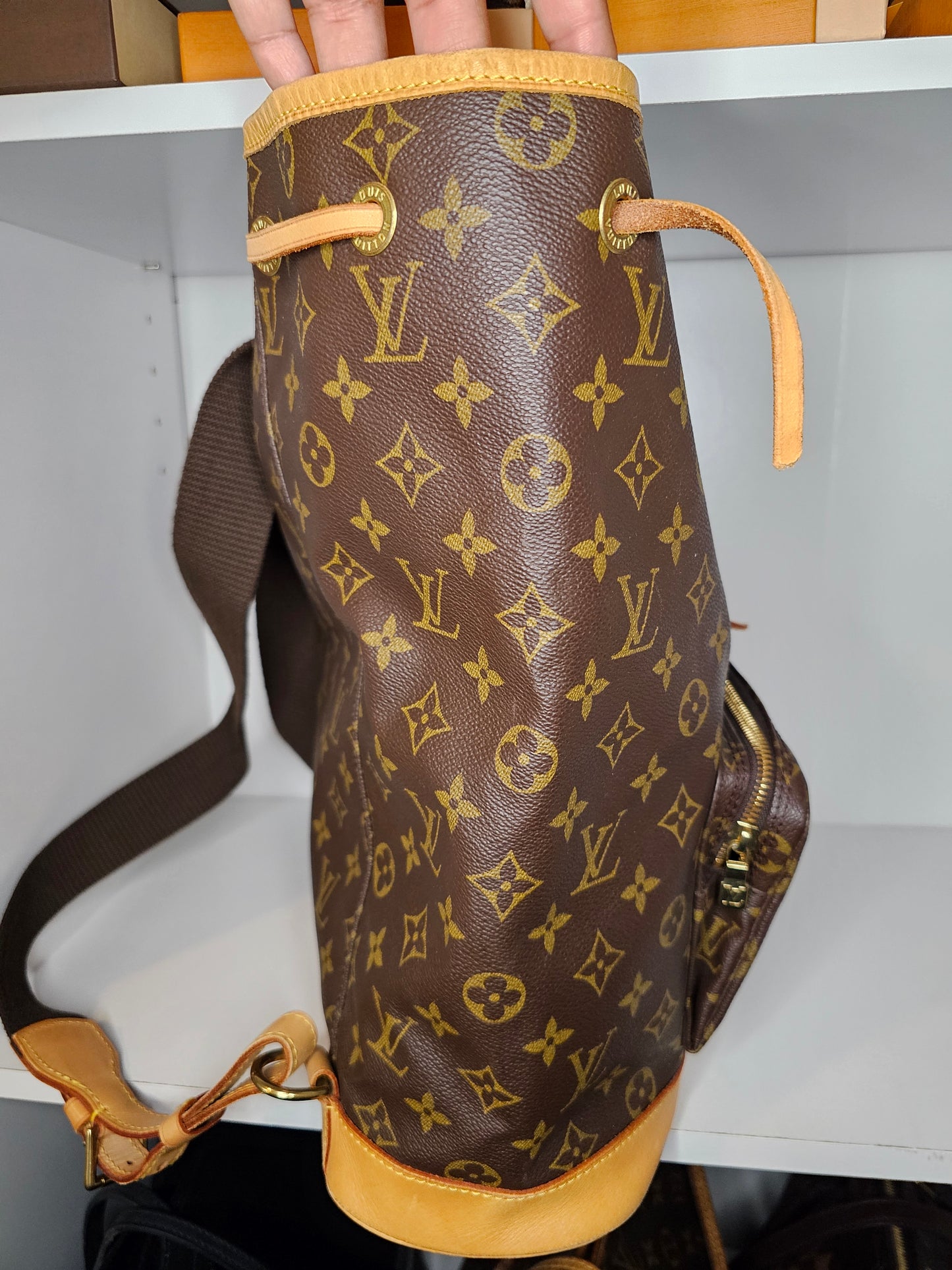 Louis Vuitton Vintage Monogram Montsouris GM MI0956