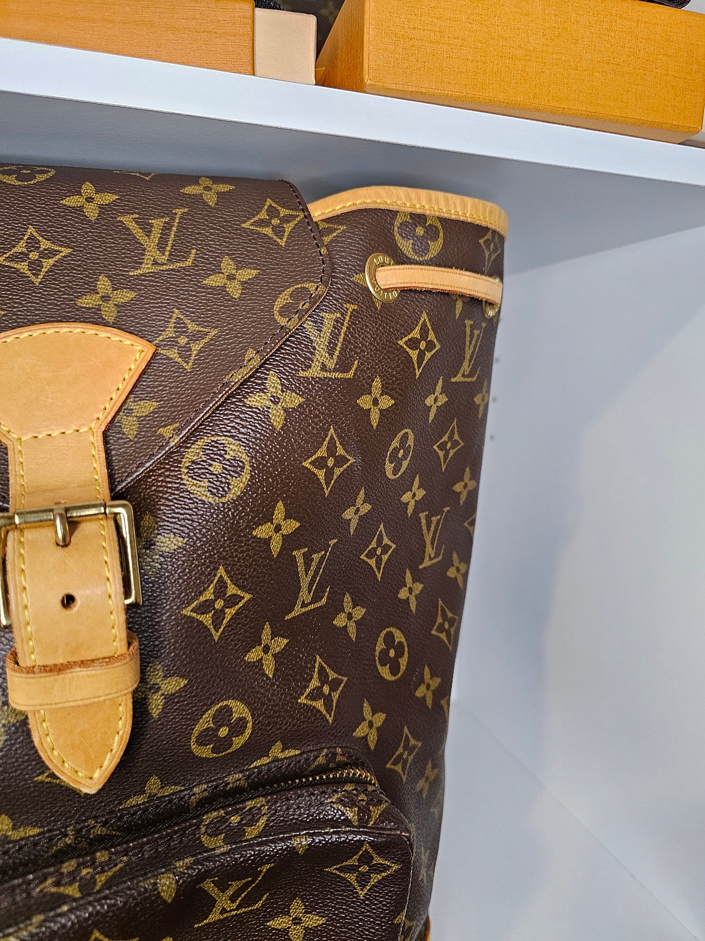 Louis Vuitton Vintage Monogram Montsouris GM MI0956