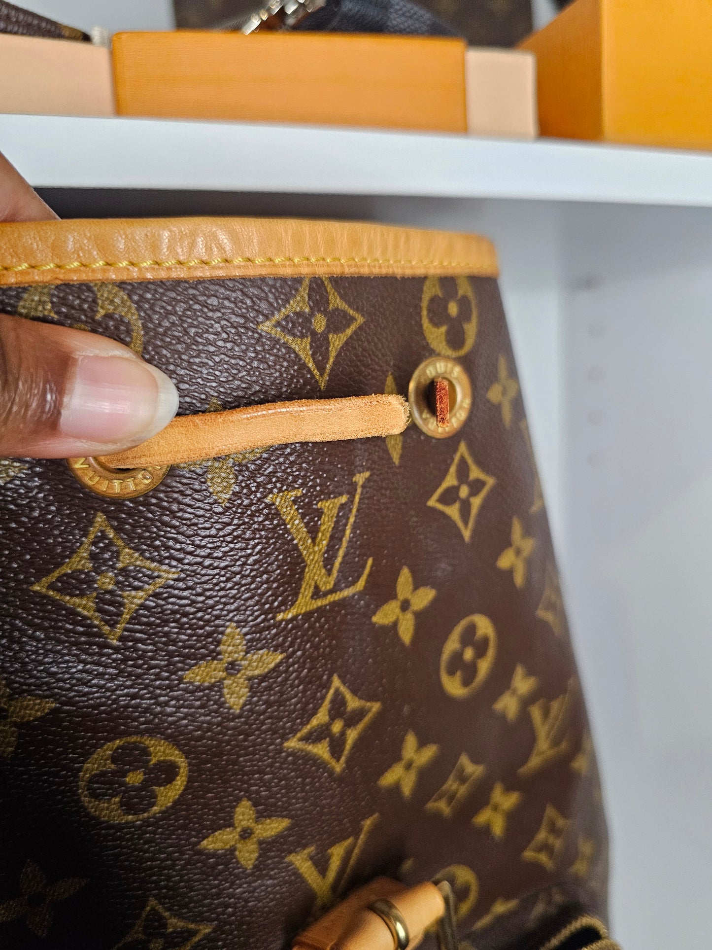 Louis Vuitton Vintage Monogram Montsouris GM MI0956