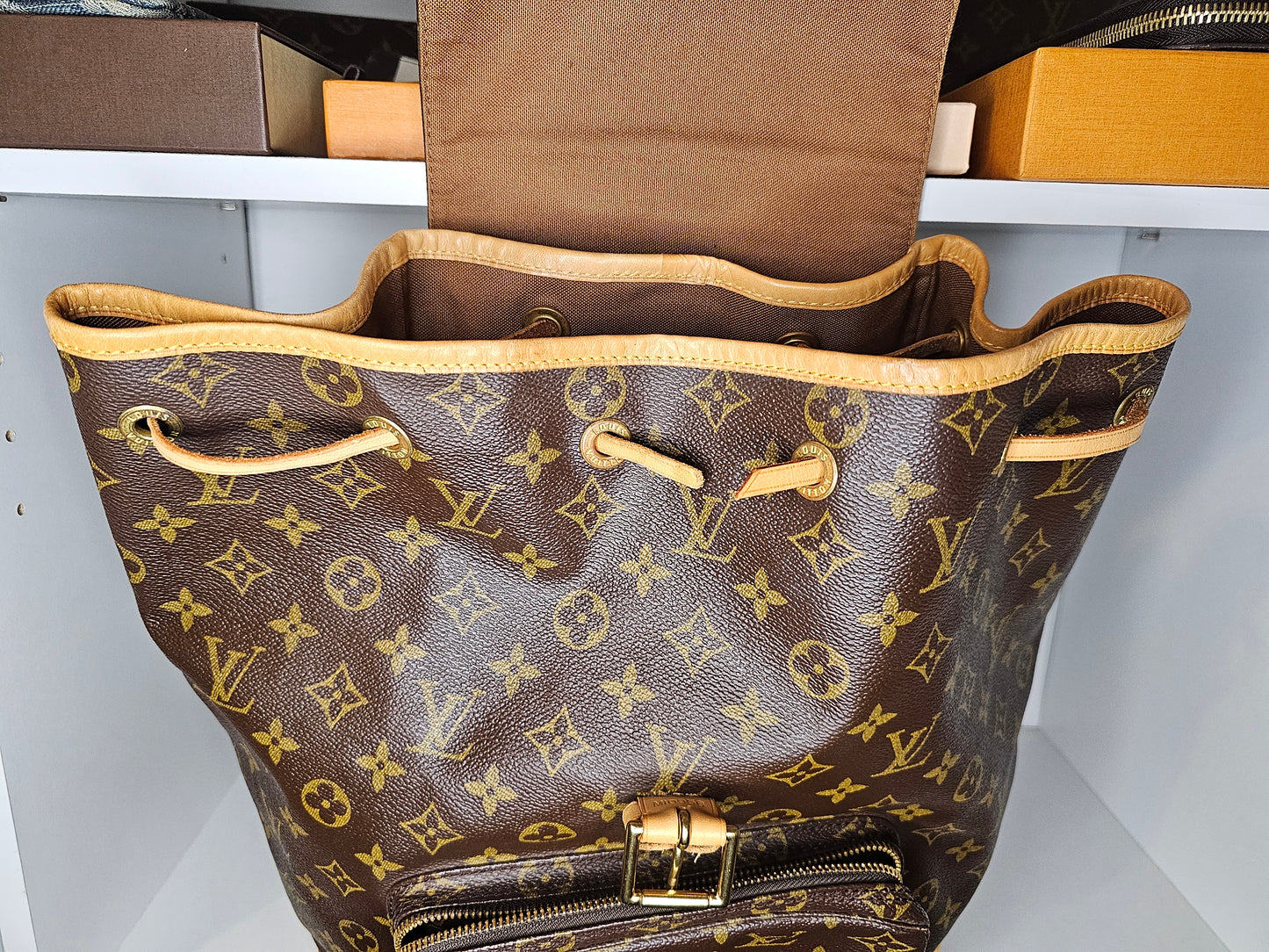 Louis Vuitton Vintage Monogram Montsouris GM MI0956