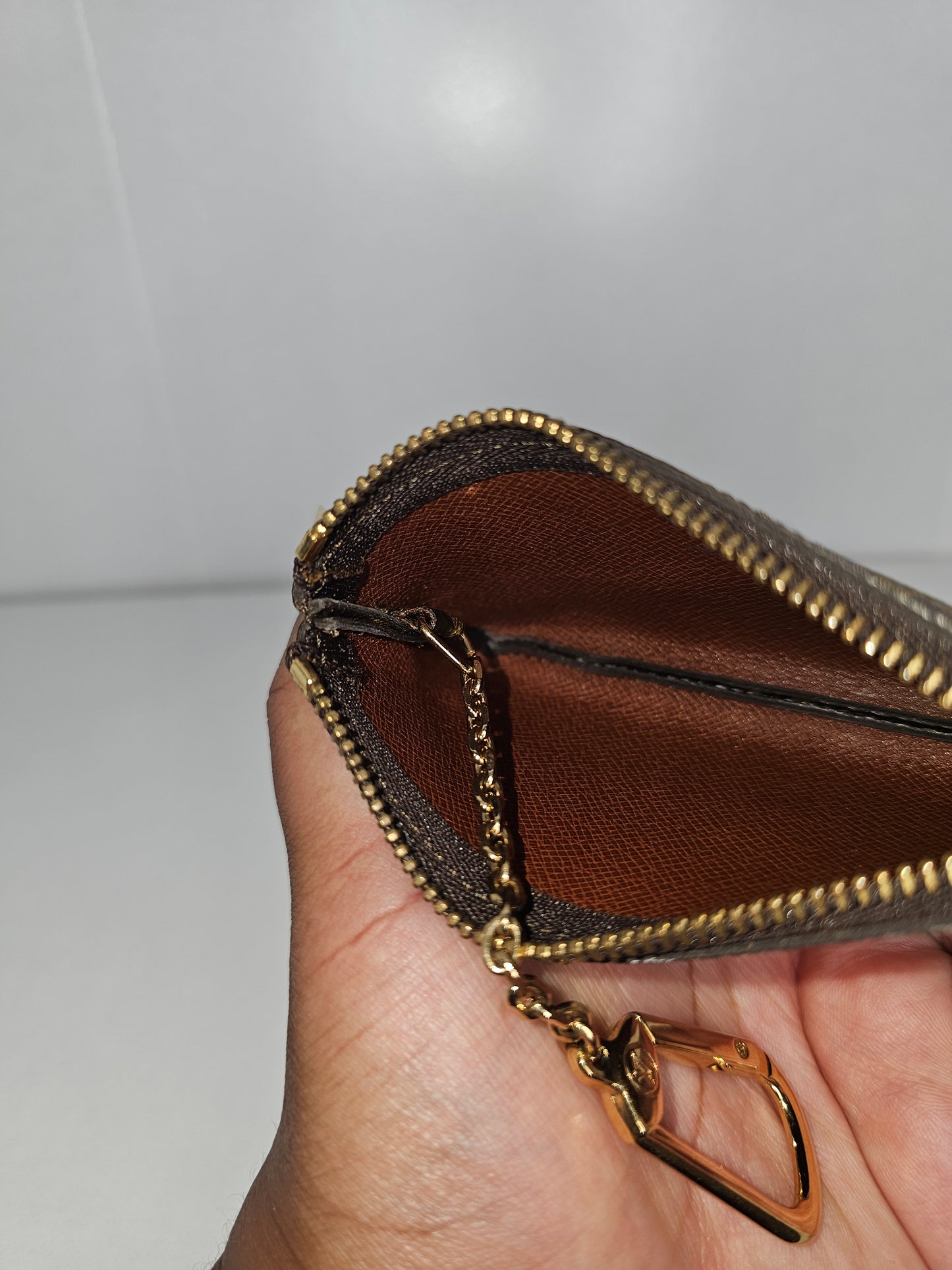 Louis Vuitton Monogram Vintage Key Pouch ET0921