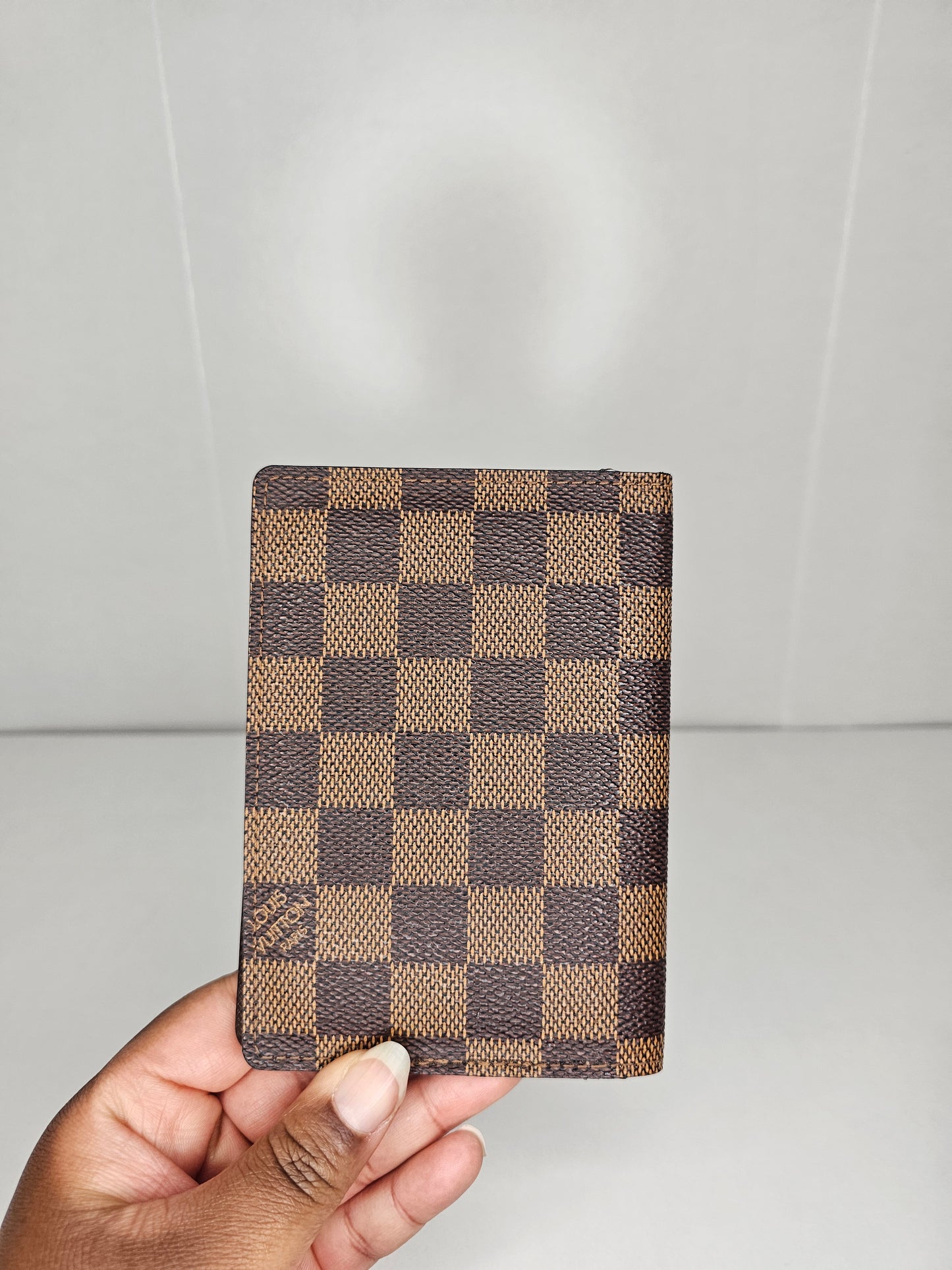 Louis Vuitton Damier Ebene Passport Cover CA0014
