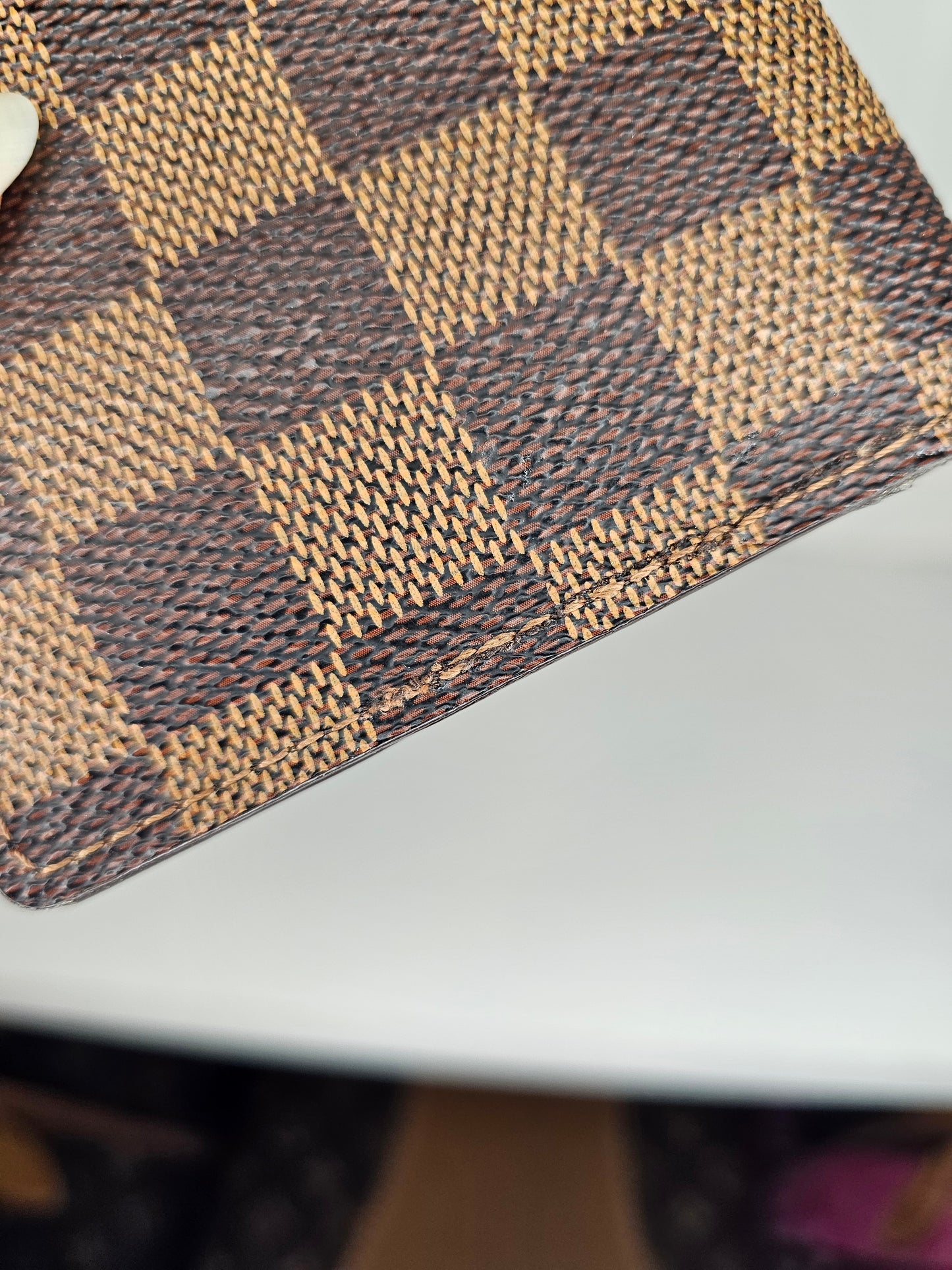 Louis Vuitton Damier Ebene Passport Cover CA0014