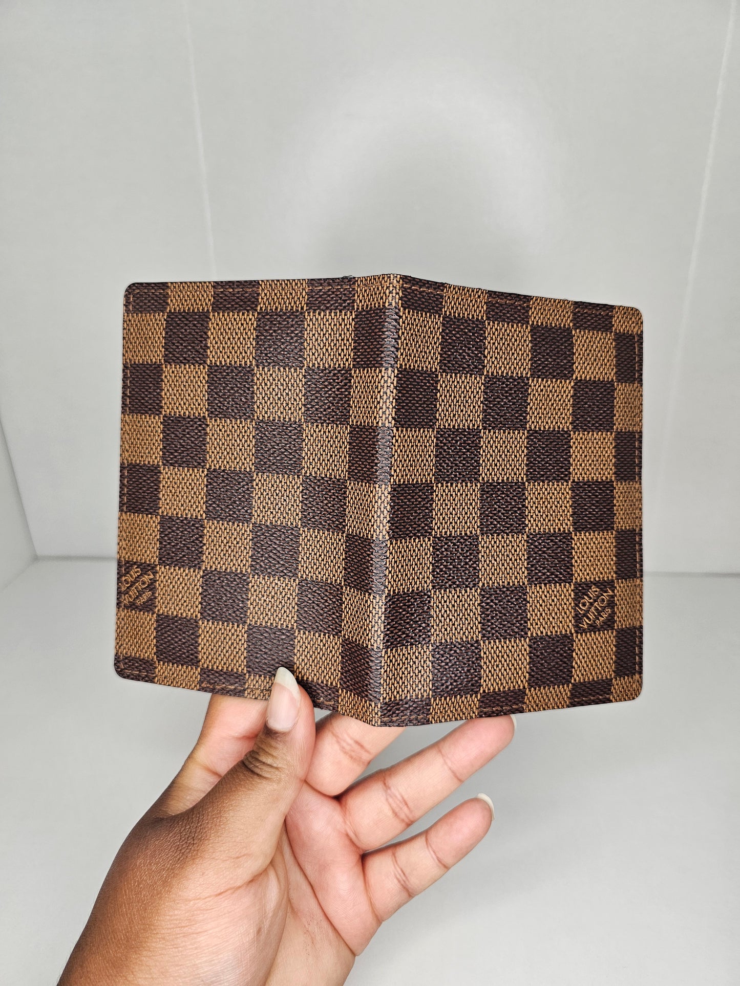 Louis Vuitton Damier Ebene Passport Cover CA0014