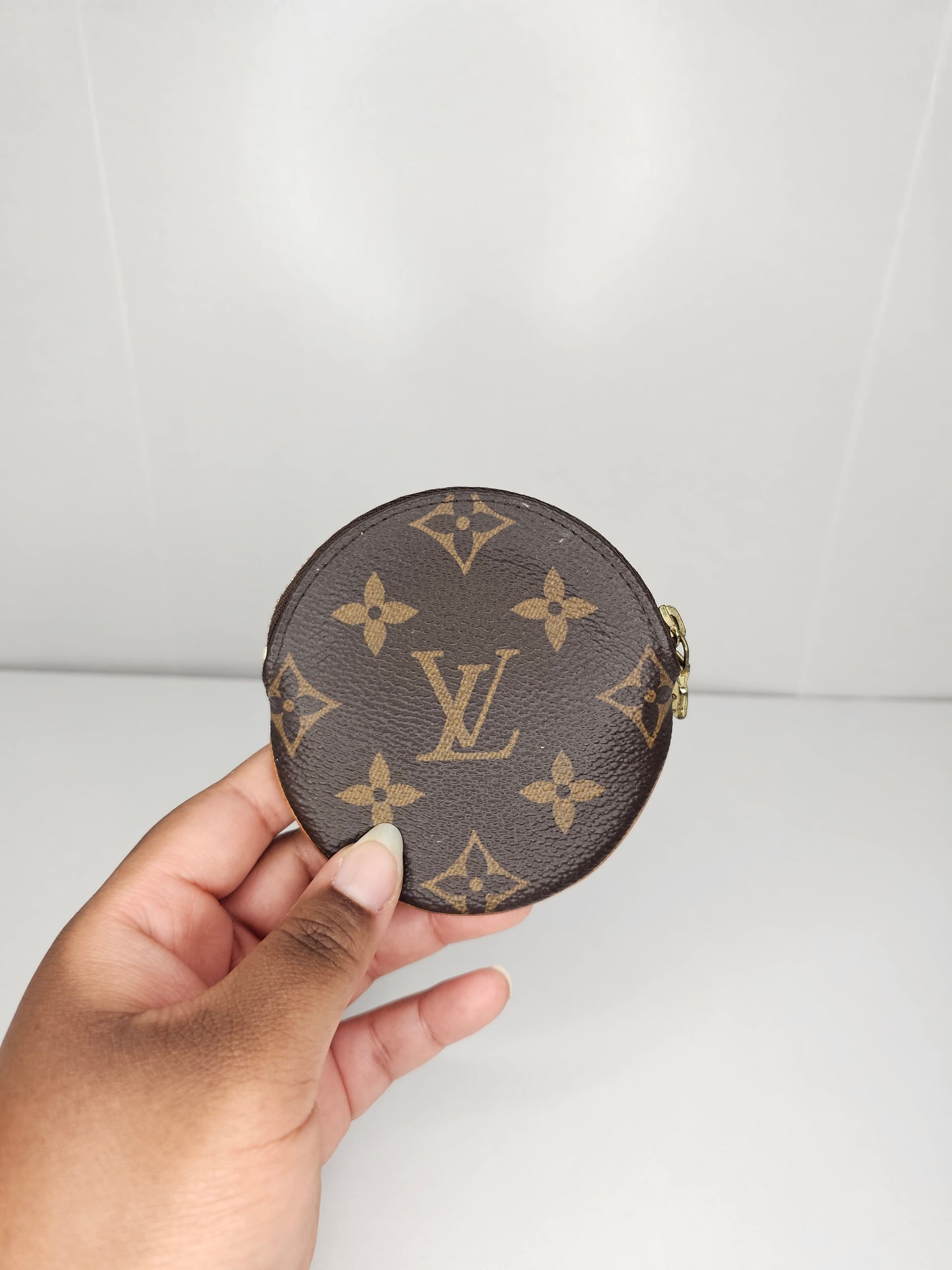 Louis Vuitton Monogram Round Coin Purse TA0178