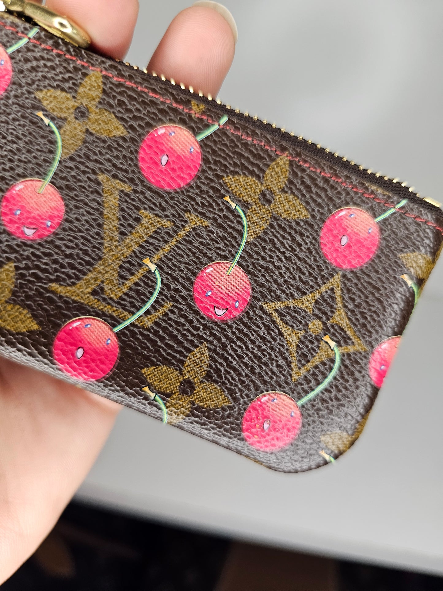 Louis Vuitton Vintage Cherry Key Pouch SP1024