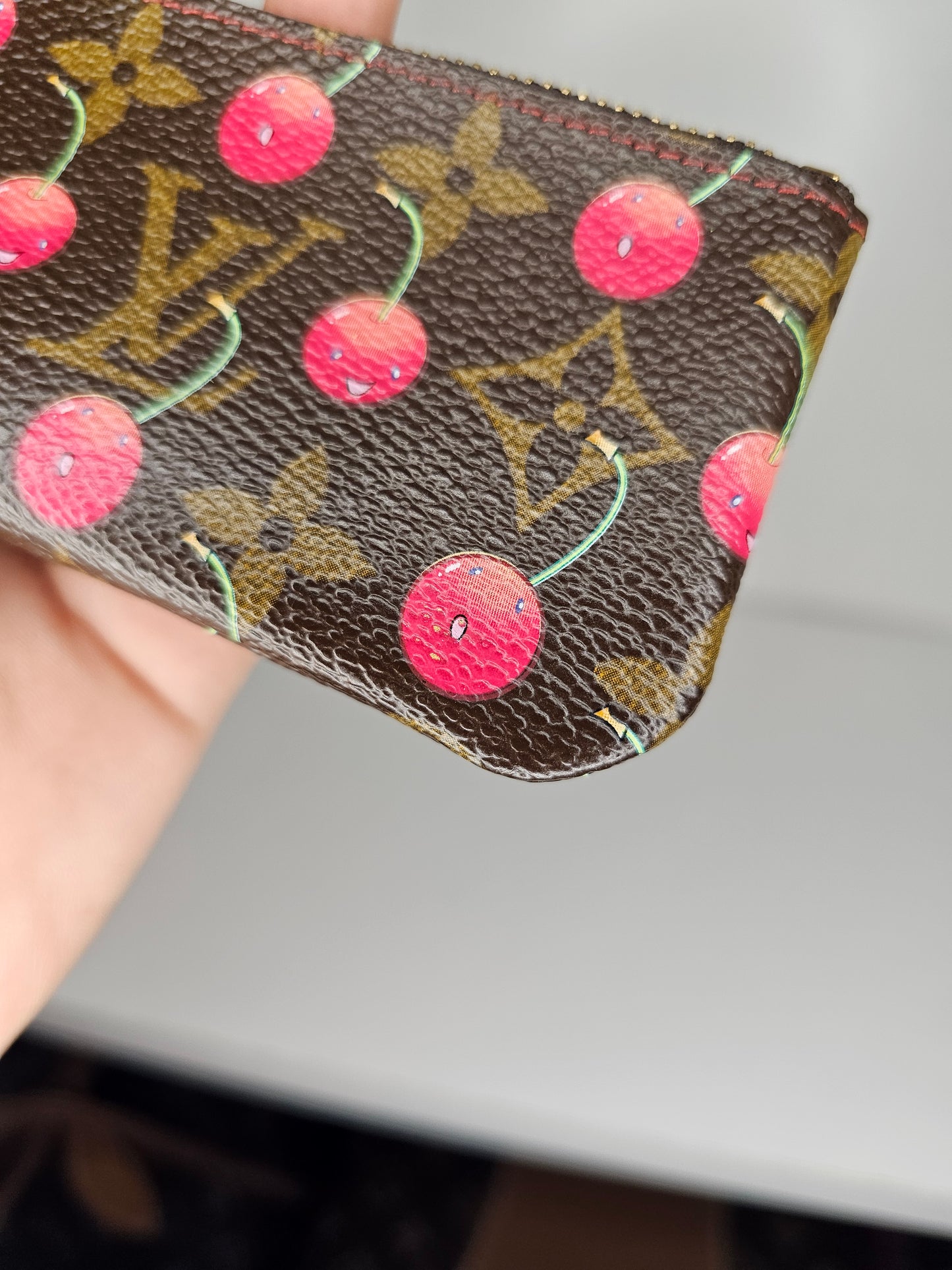 Louis Vuitton Vintage Cherry Key Pouch SP1024