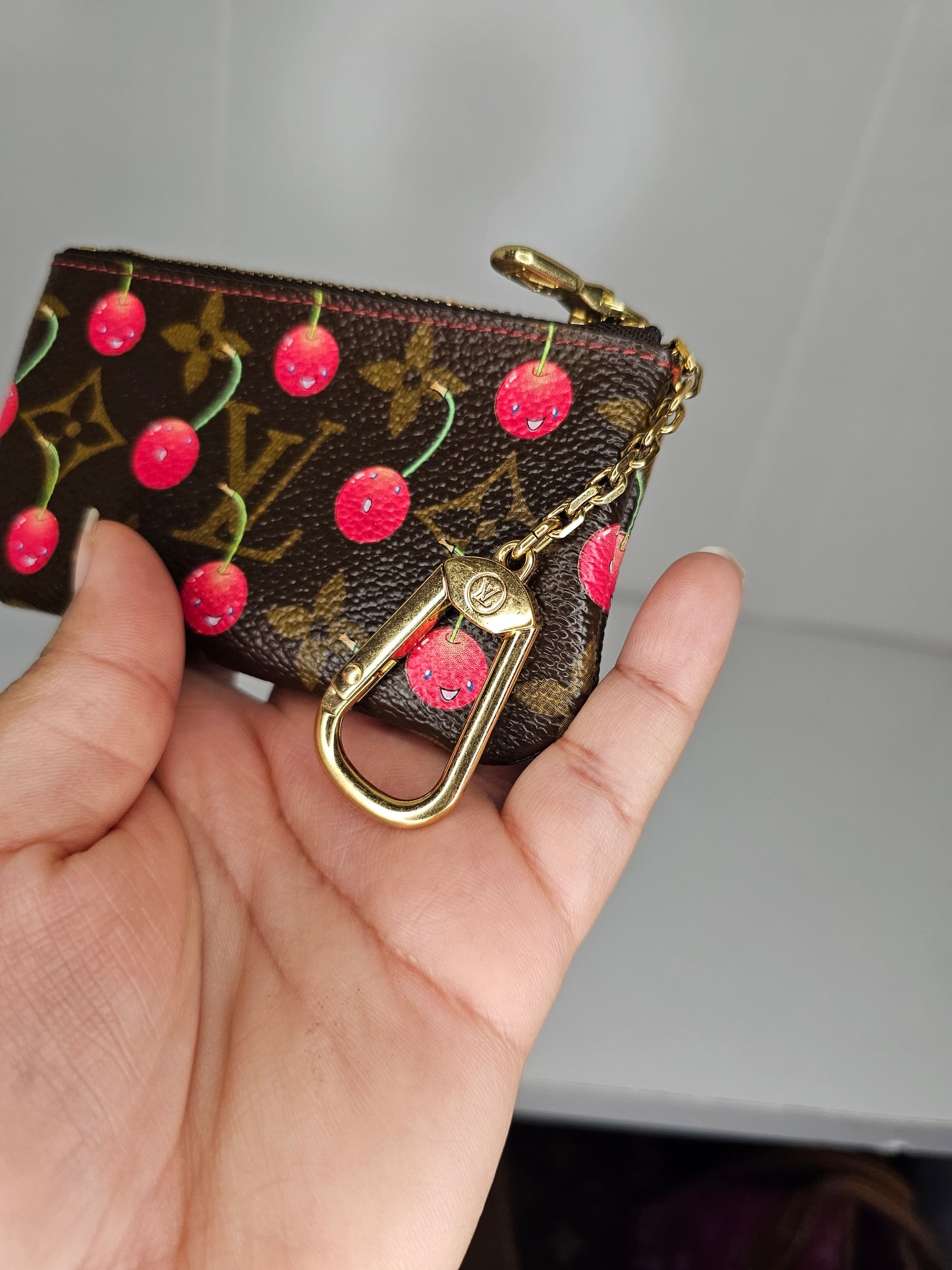 Louis Vuitton Vintage Cherry Key Pouch SP1024