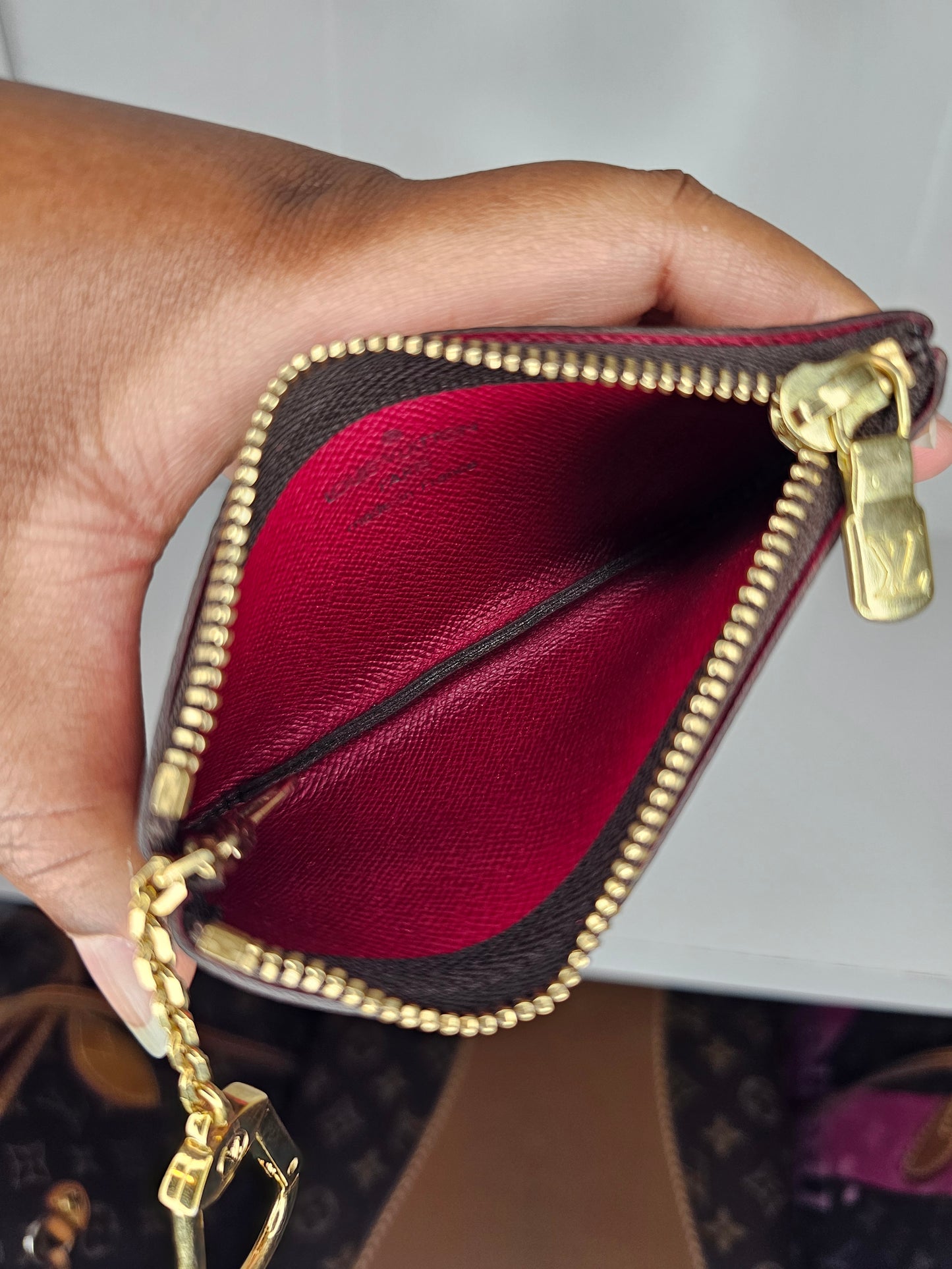 Louis Vuitton Vintage Cherry Key Pouch SP1024