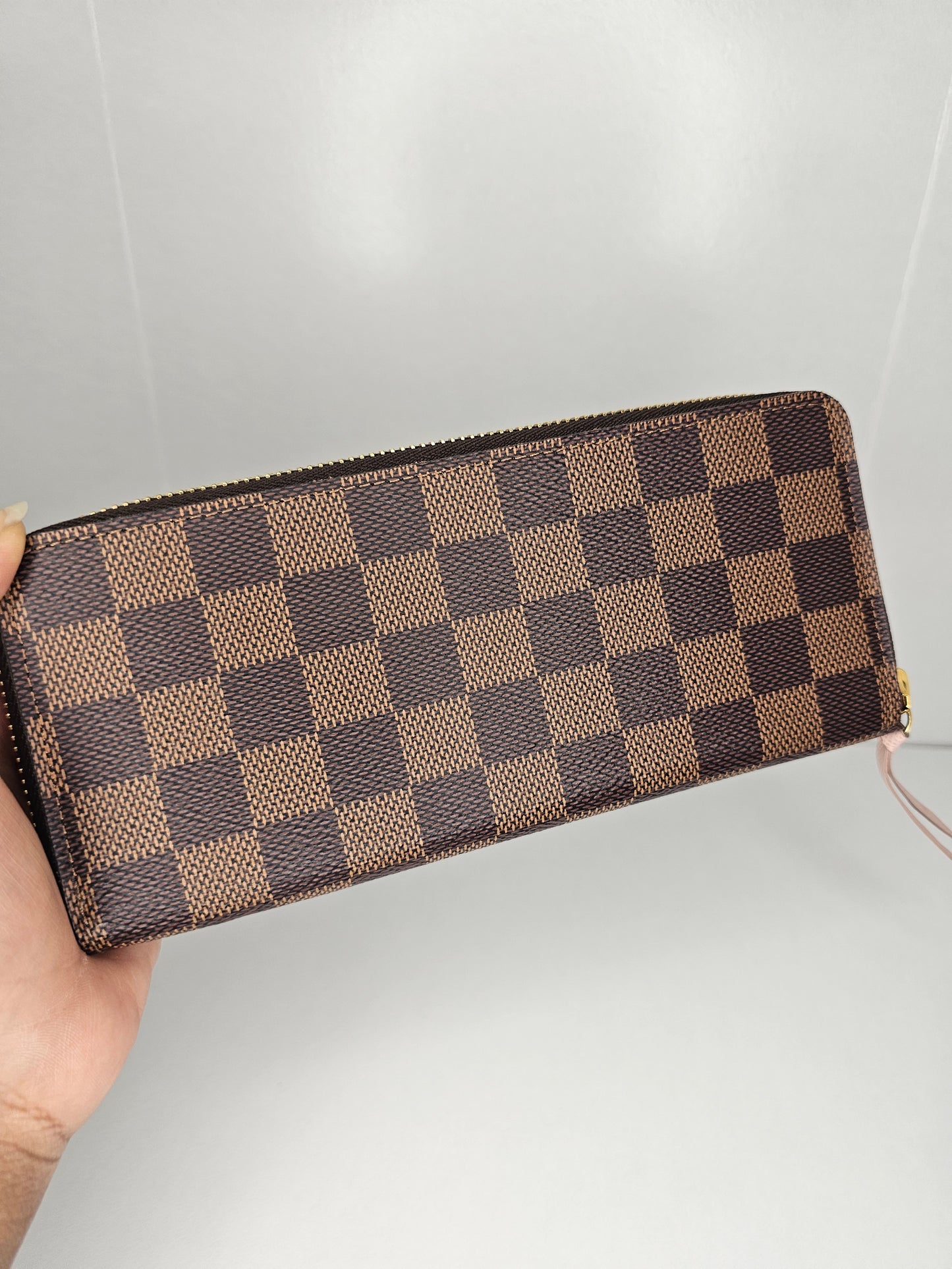 Louis Vuitton Pink Damier Ebene Clemence SD4119