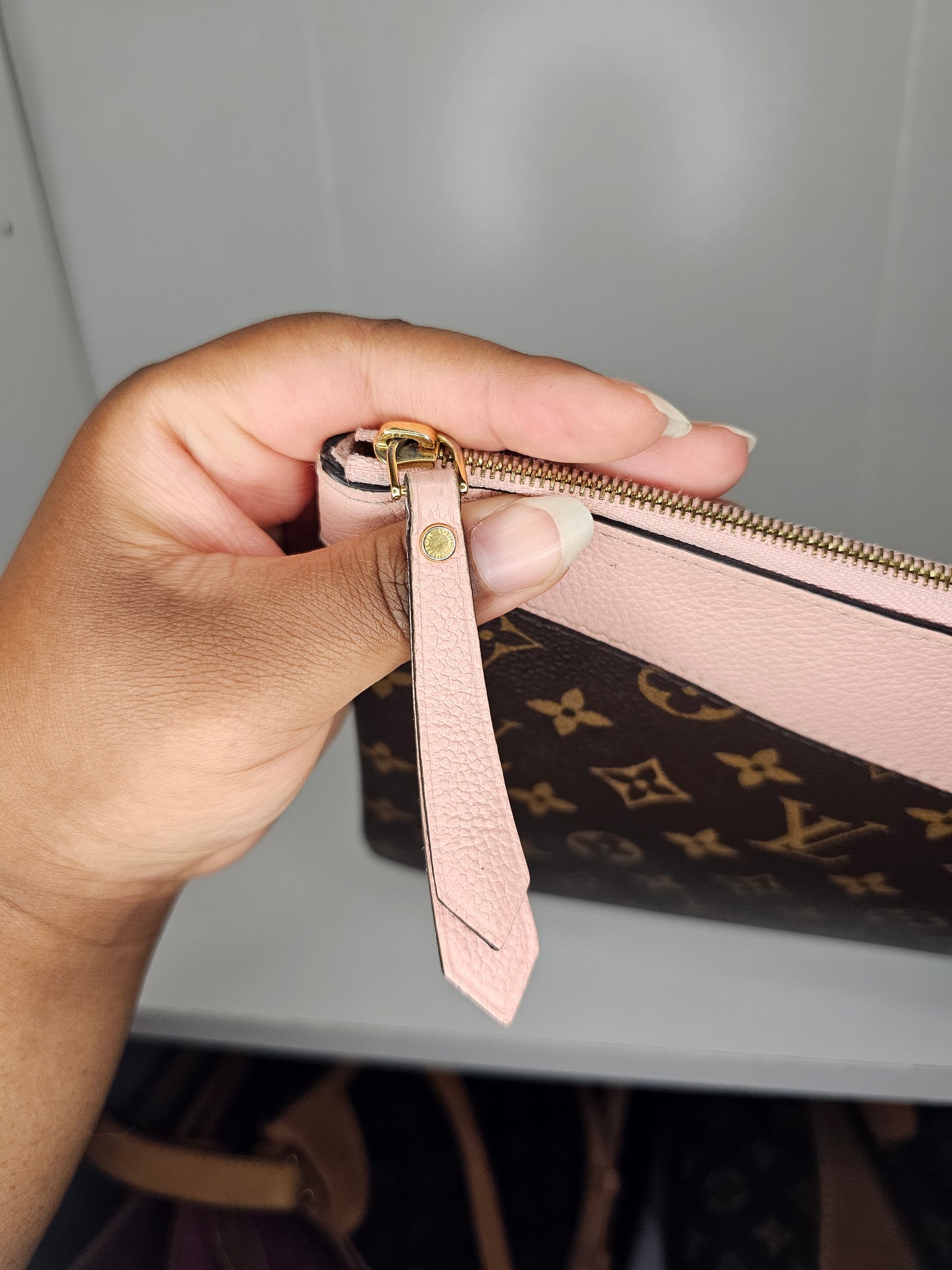Louis Vuitton Pink Monogram Daily Pouch TN3178