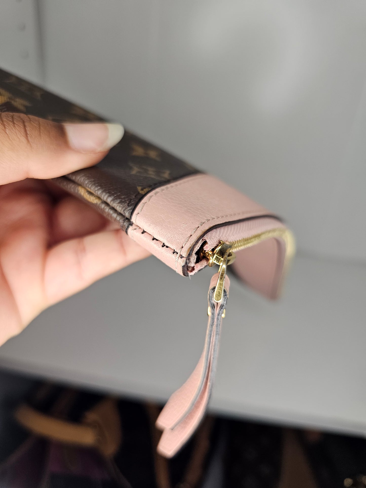 Louis Vuitton Pink Monogram Daily Pouch TN3178