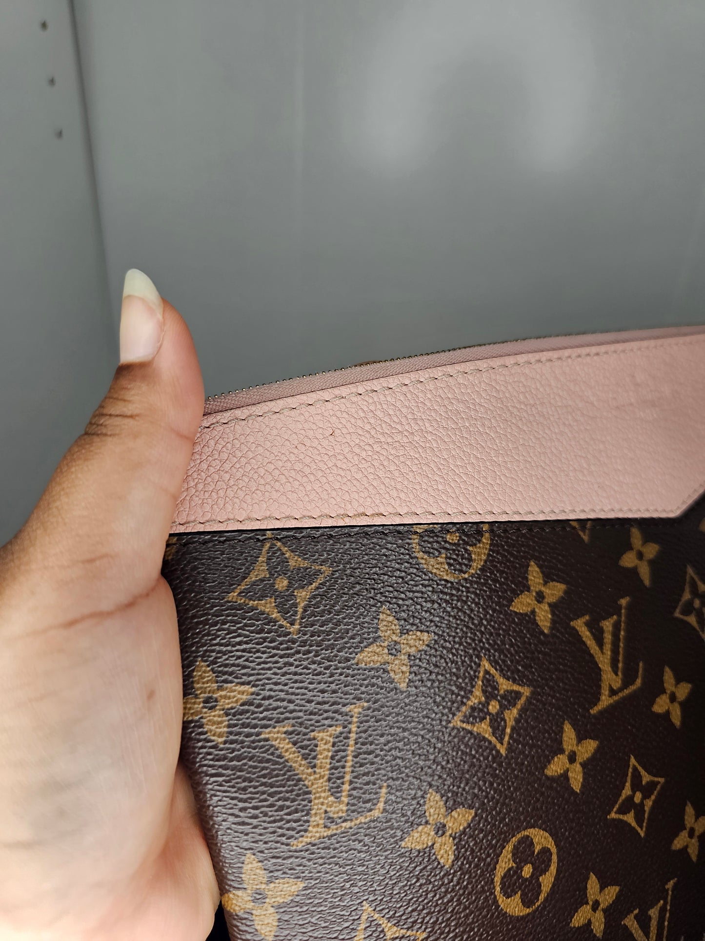 Louis Vuitton Pink Monogram Daily Pouch TN3178