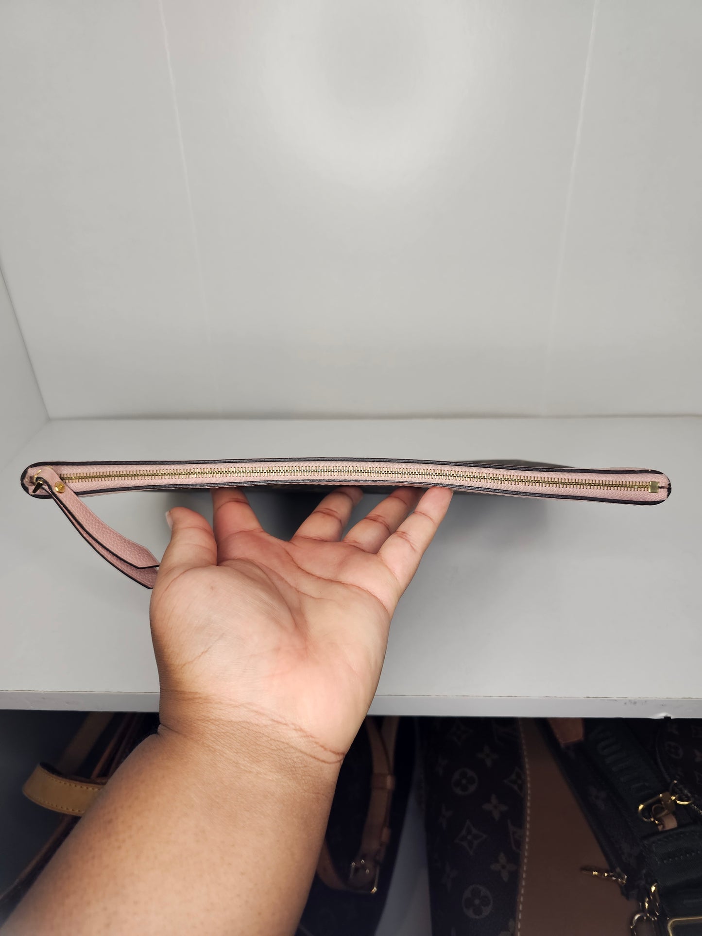 Louis Vuitton Pink Monogram Daily Pouch TN3178